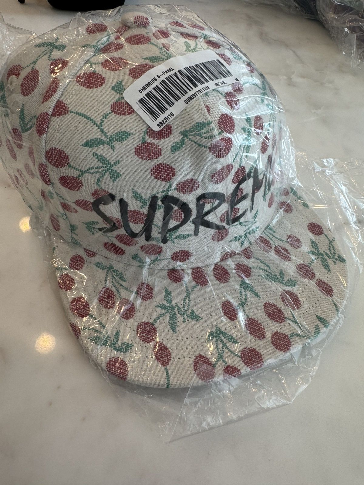 Supreme Supreme Cherries 5 Panel Cap White Size ONE SIZE - 5 Thumbnail