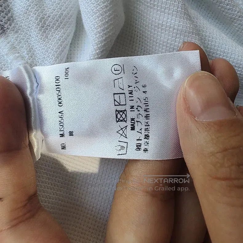 Thom Browne Thom Browne Striped Short Sleeve T. Size US L / EU 52-54 / 3 - 7 Thumbnail