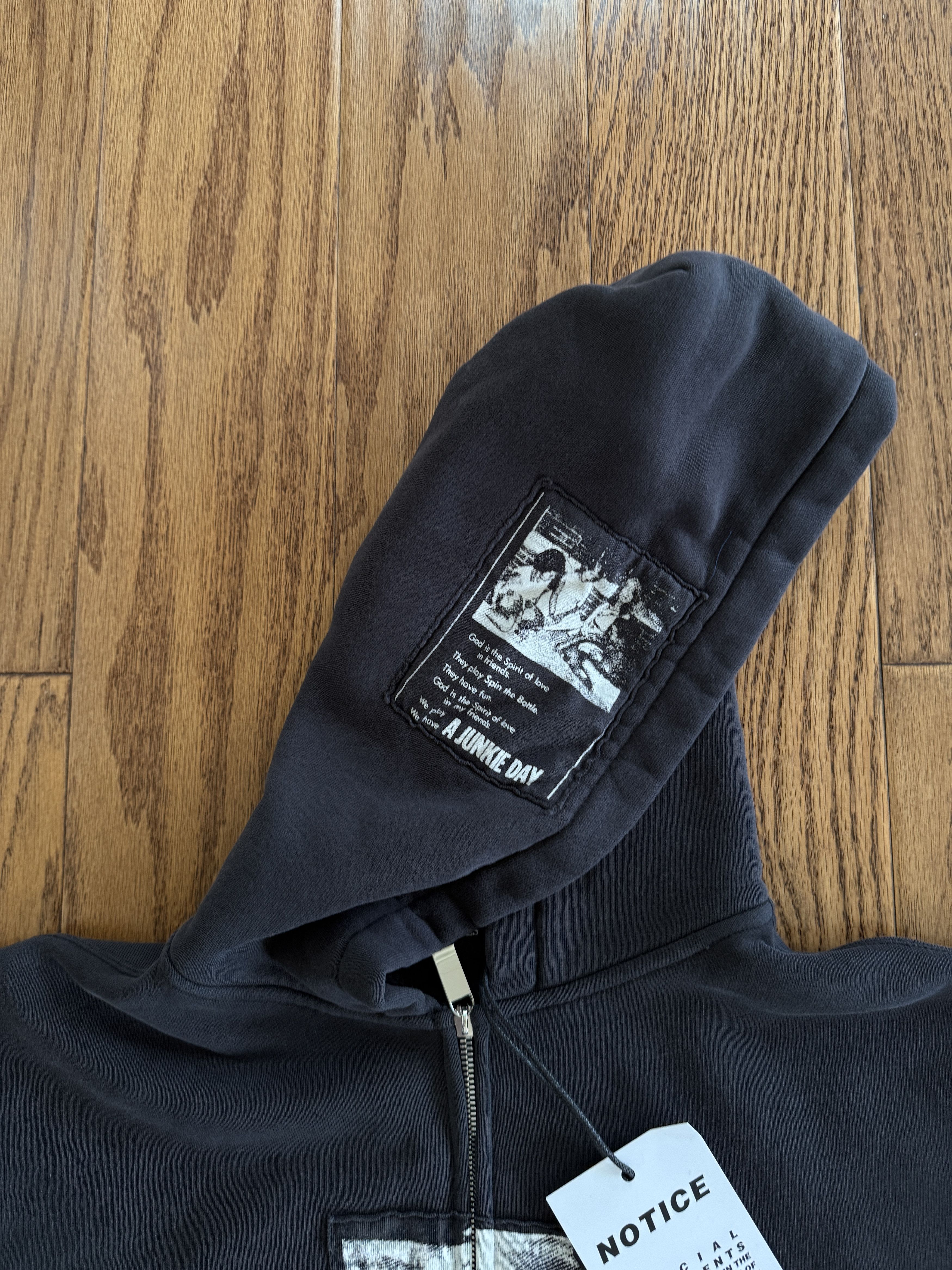 Enfants Riches Deprimes × Maxfield Los Angeles ERD x Maxfield Assemblage 4.5 Year War Zip Up Hoodie Size US M / EU 48-50 / 2 - 10 Thumbnail