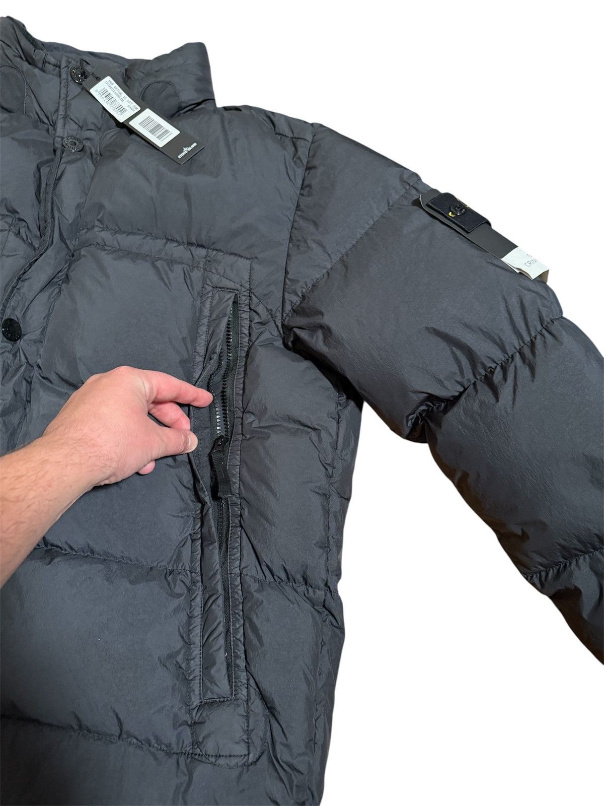Stone Island 🔥2000$ Stone Island Garment Dyed Crinkle Reps NY Down Jacket Size US XL / EU 56 / 4 - 8 Thumbnail
