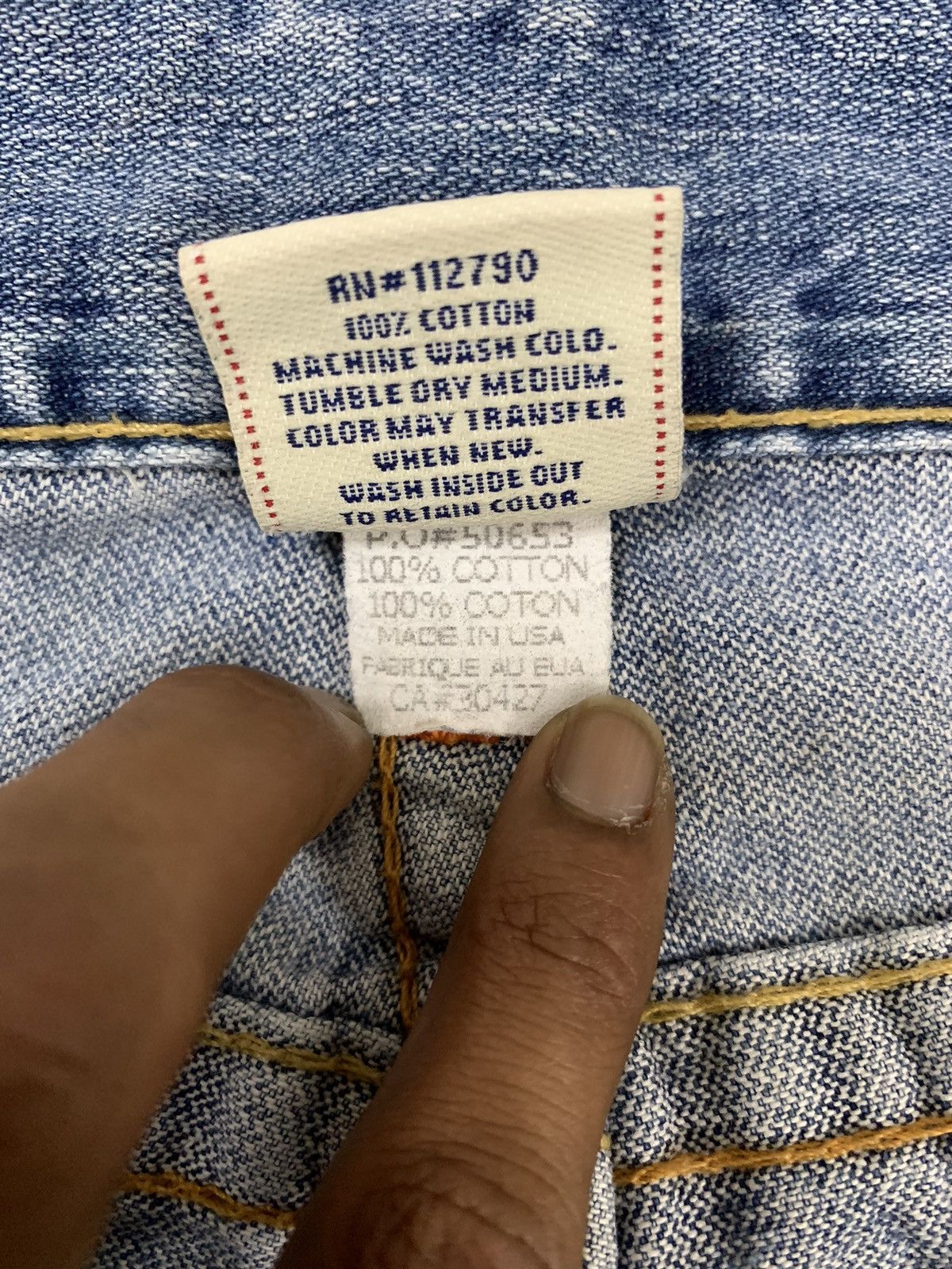 True Religion × Vintage True Religion Brand Jeans Size US 34 / EU 50 - 5 Thumbnail