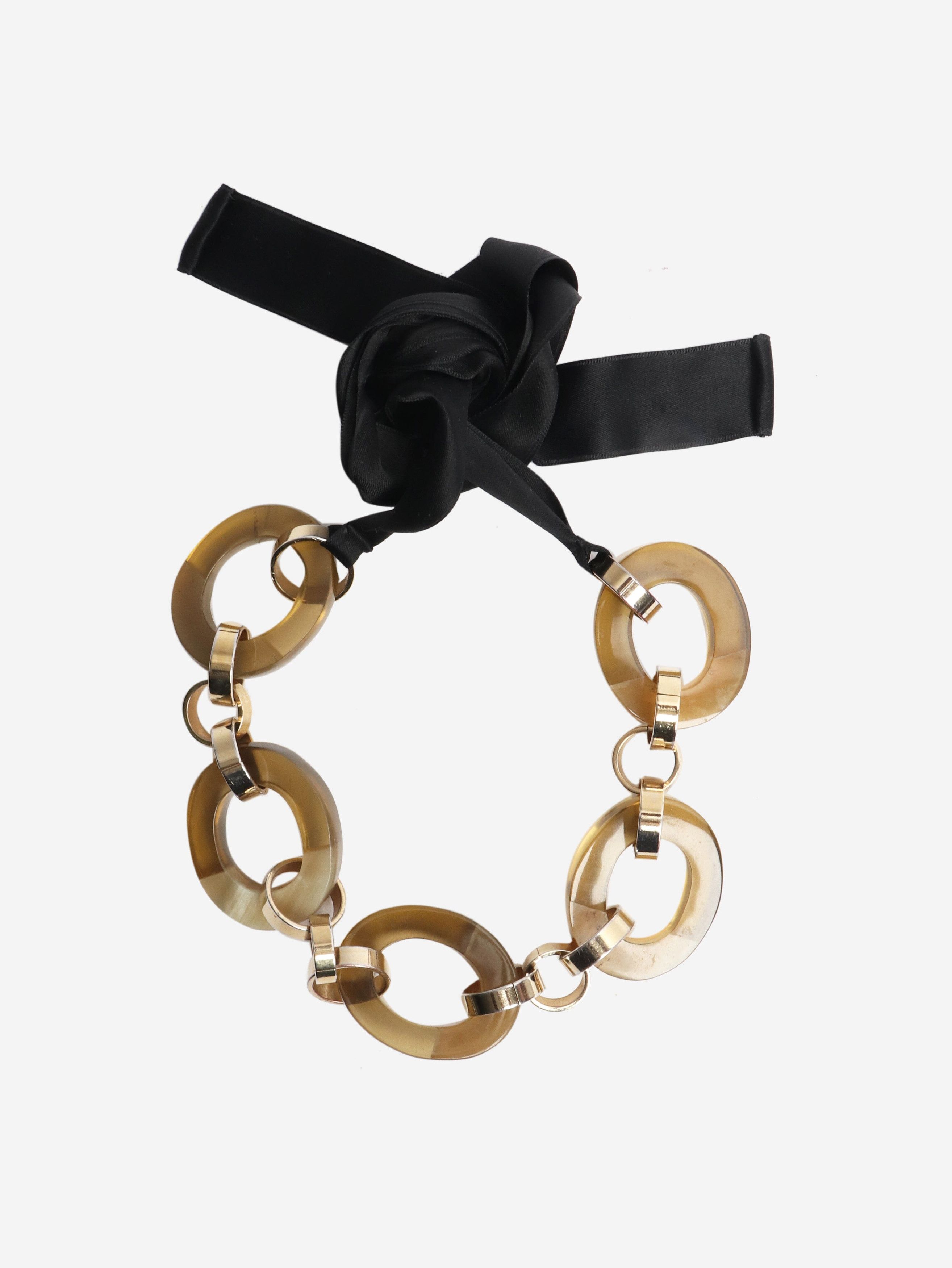 Marni Black and brown resin necklace Size ONE SIZE - 1 Thumbnail