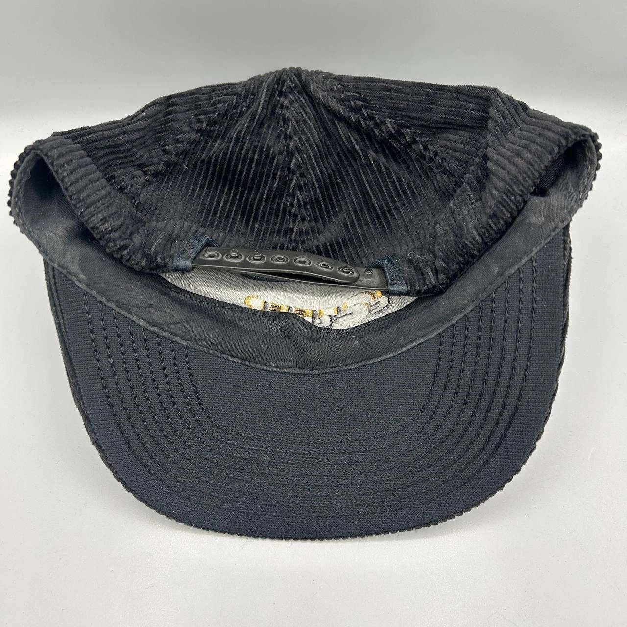 Other Pioneer Eclipse Hat Men Black Corduroy Embroidered Snap Back Size ONE SIZE - 7 Thumbnail