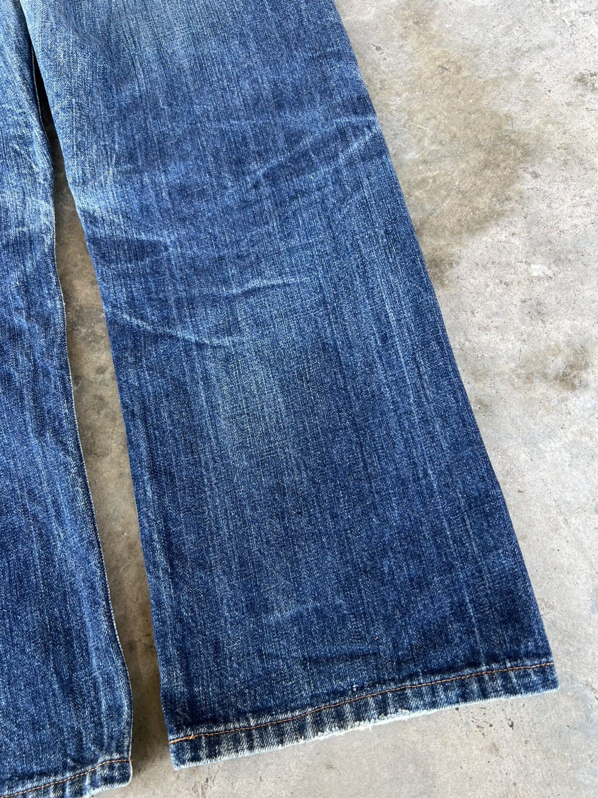 Big John × Japanese Brand 💥Baggy💥Vintage Big John Extra Blue Jean Size US 32 / EU 48 - 14 Thumbnail