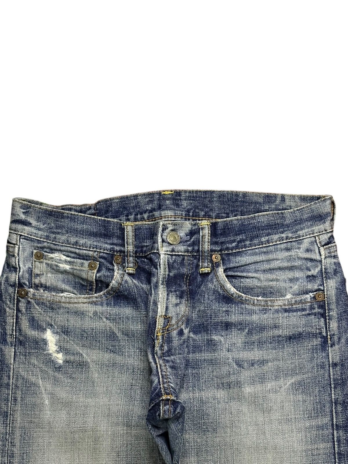 Eternal × Japanese Brand Vintage Japanese Eternal Mud Wash Distressed Jeans Size US 29 - 4 Thumbnail