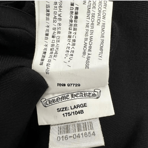 Chrome Hearts Chrome Hearts hooded sweatshirt / hoodie jacket Size US L / EU 52-54 / 3 - 5 Thumbnail