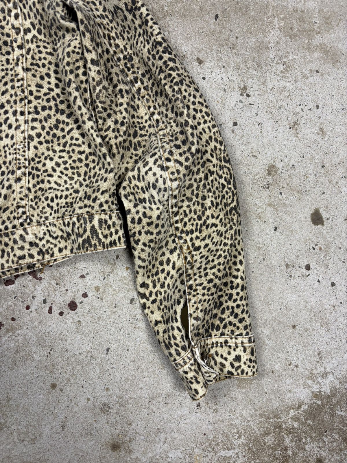 Roberto Cavalli Vintage 1990s Roberto Cavalli Leopard Animal Print Jacket Size S / US 4 / IT 40 - 13 Thumbnail
