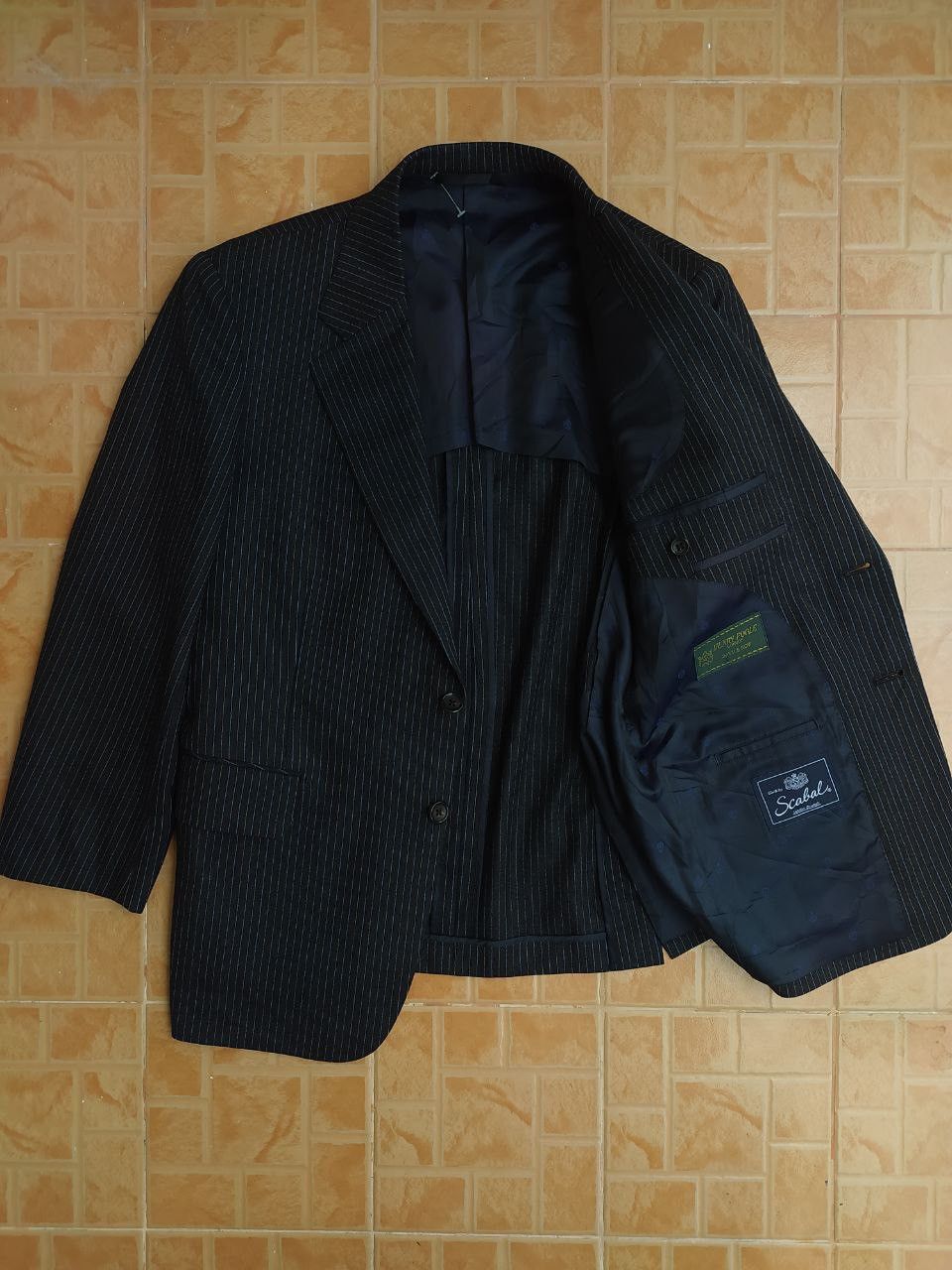 Henry Poole HENRY POOLE SAVILE ROW SCABAL WOOL BLAZER JACKET SIZE S Size 42R - 3 Thumbnail