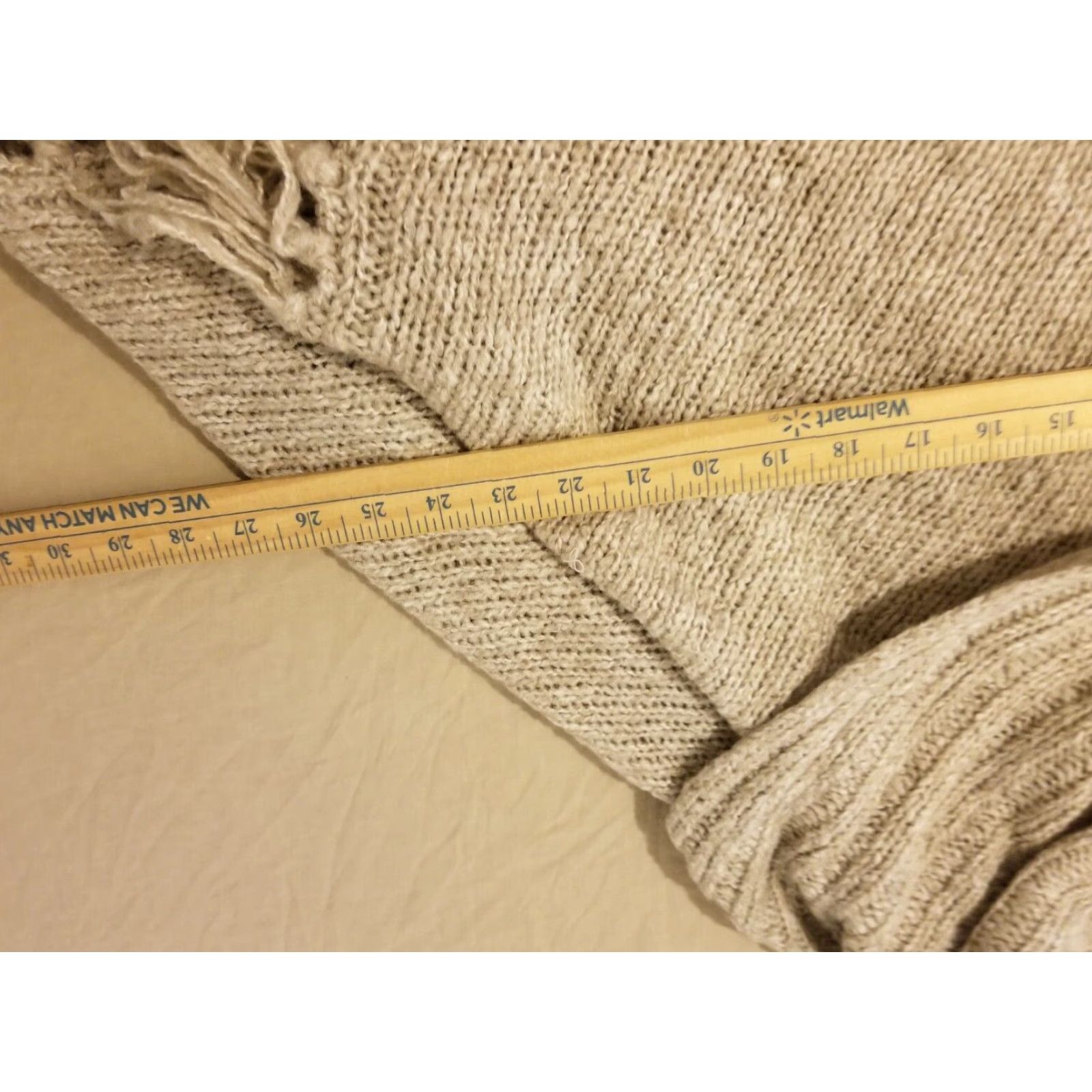 Nine West Womens Nine West Poncho Jacket XL Beige Khaki Cotton Poncho Jacket Womens XL Beige Nine West Poncho Jacket XL Beige Cotton Size XL / US 12-14 / IT 48-50 - 4 Thumbnail
