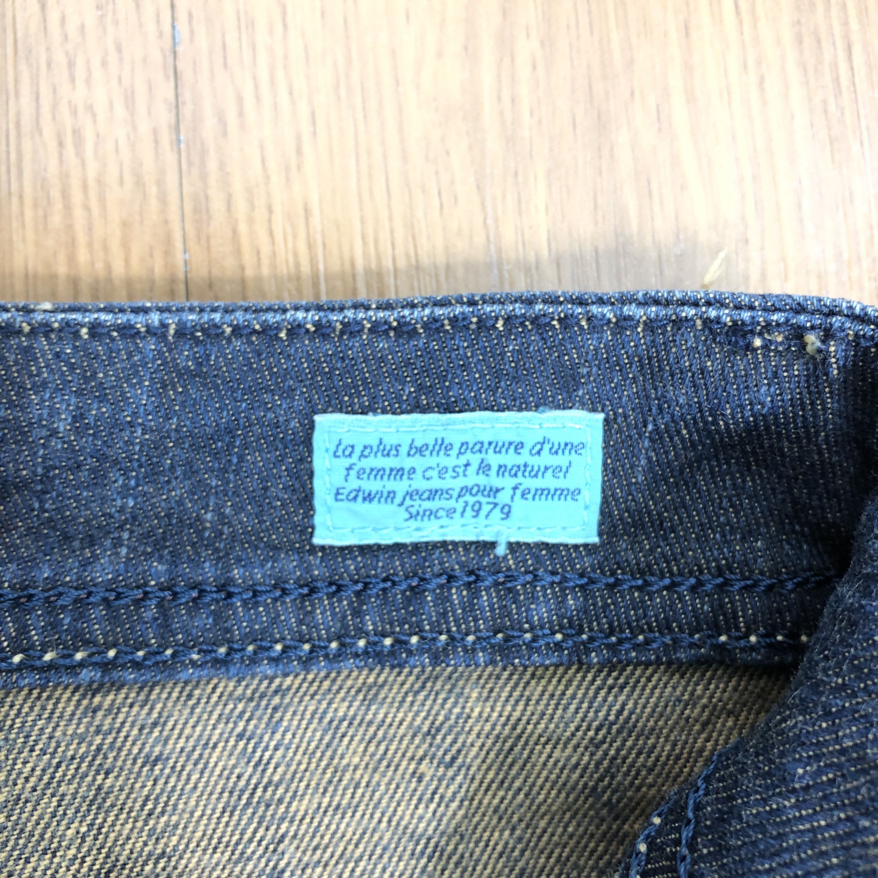 Edwin × Vintage 29 x 27 Womens Vintage Edwin Flare Jeans L1371W Size 29" - 7 Thumbnail