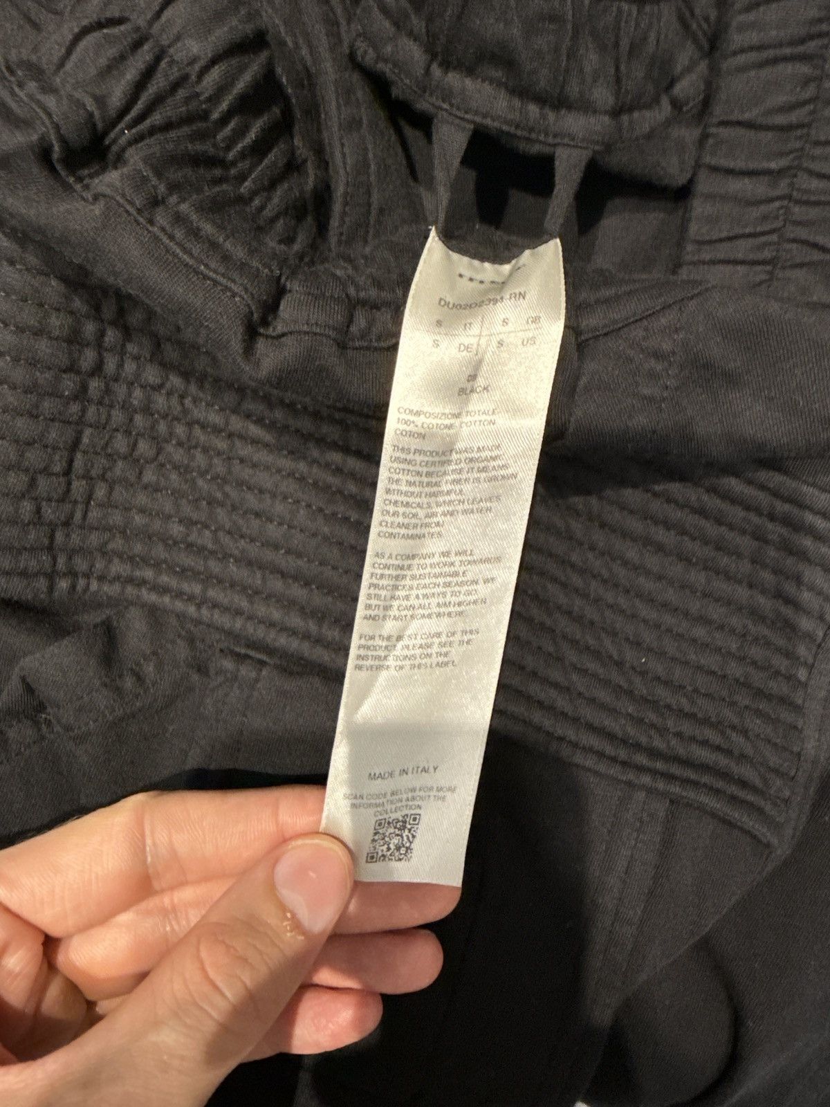 Rick Owens Drkshdw Rick Owens Crench Cargo Cotton Sweatpants Small Size US 30 / EU 46 - 3 Thumbnail