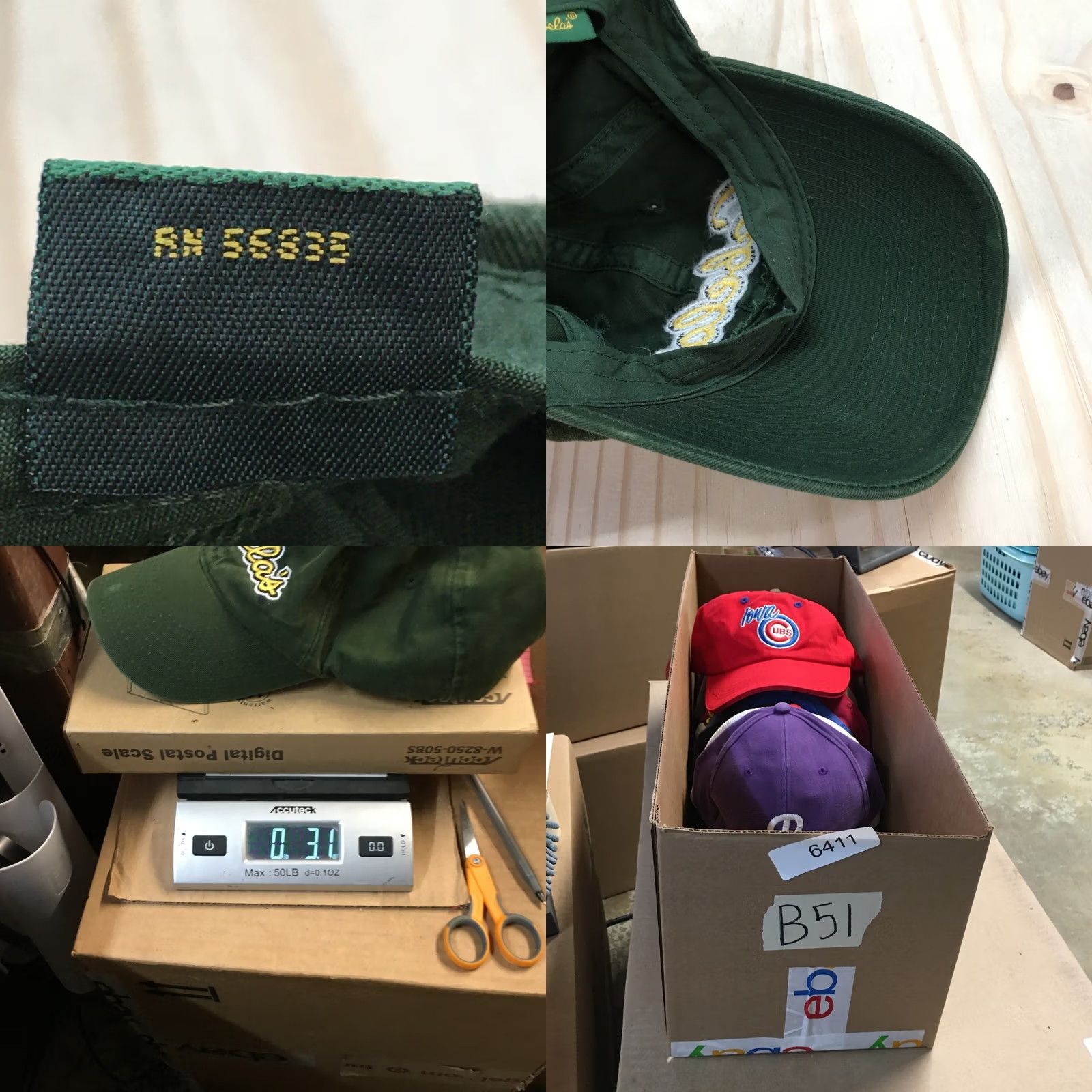 Vintage Cabelas Baseball Cap - Mens Green Adjustable Logo - Adult Size - One Size ONE SIZE - 9 Thumbnail