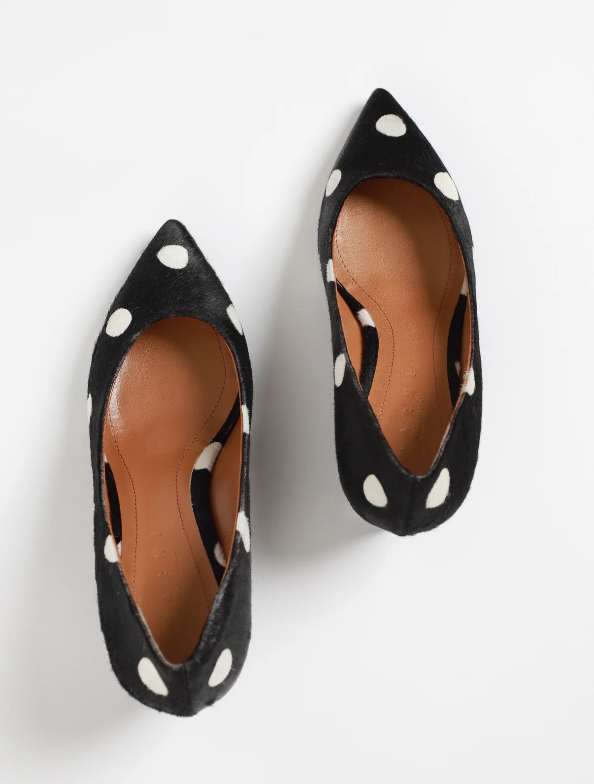 Marni o1w1db10125 Fur Heels in Black/White Size US 6 / IT 36 - 5 Thumbnail