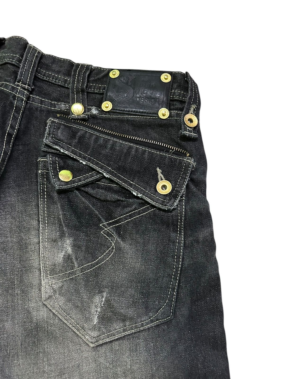 Kapital Semantic design Punk Bondage Style Denim Jeans ☠️☠️ Size US 32 / EU 48 - 17 Thumbnail