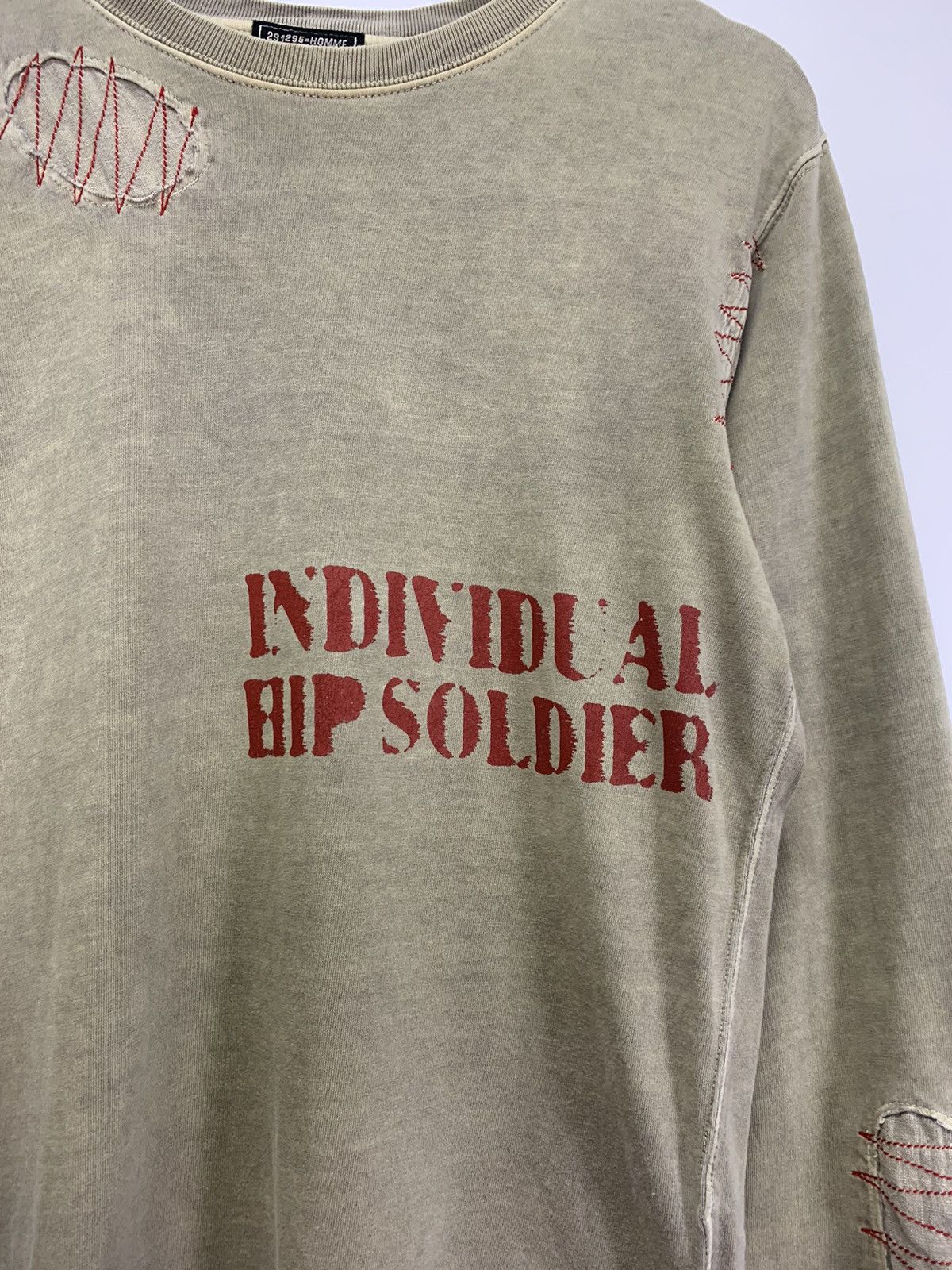 Japanese Brand × Vintage Vintage 291295 Homme Military Issue Sweatshirt Size US S / EU 44-46 / 1 - 7 Thumbnail