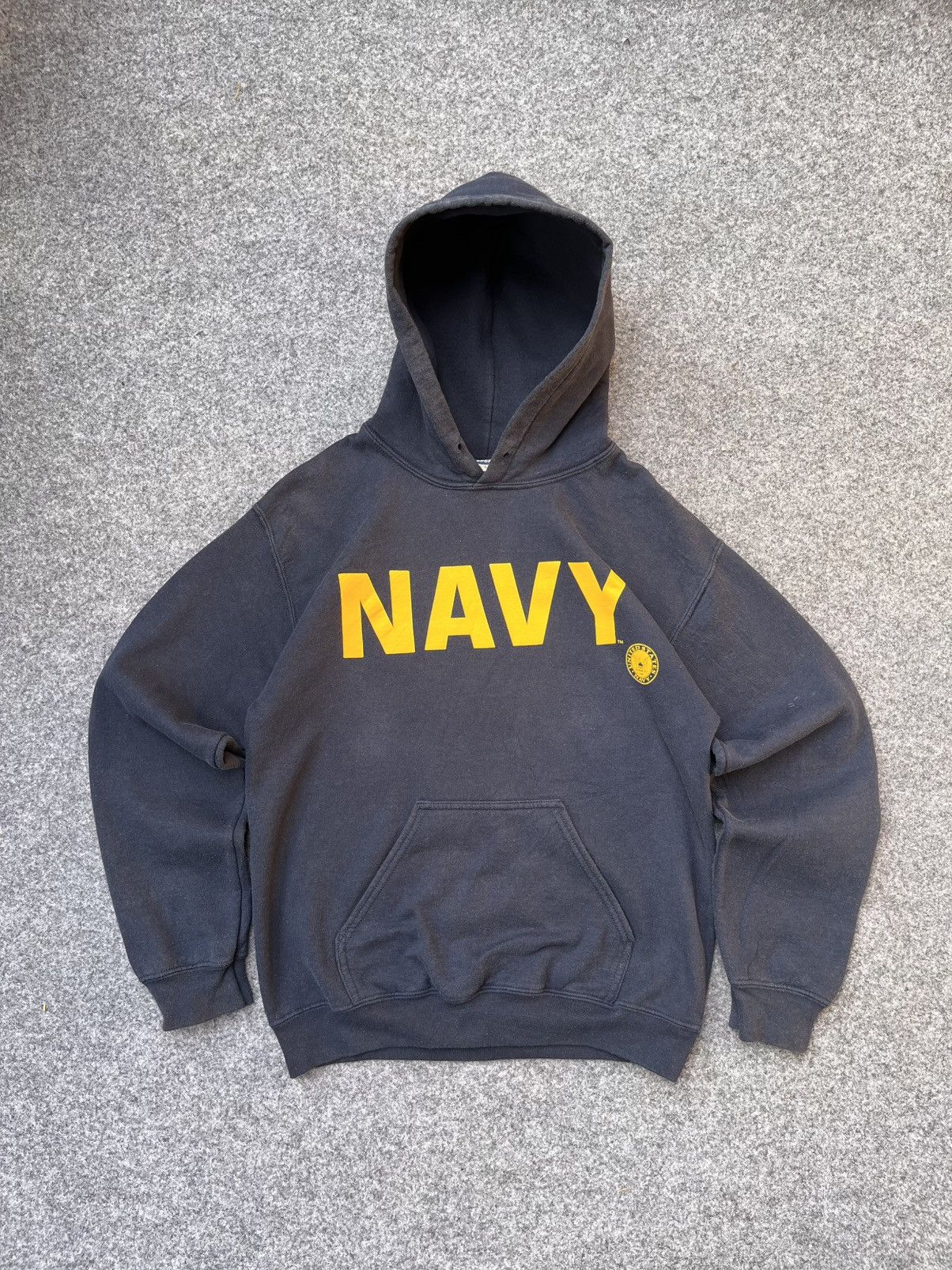 NVY Vintage navy hoodie Size US M / EU 48-50 / 2 - 2 Thumbnail