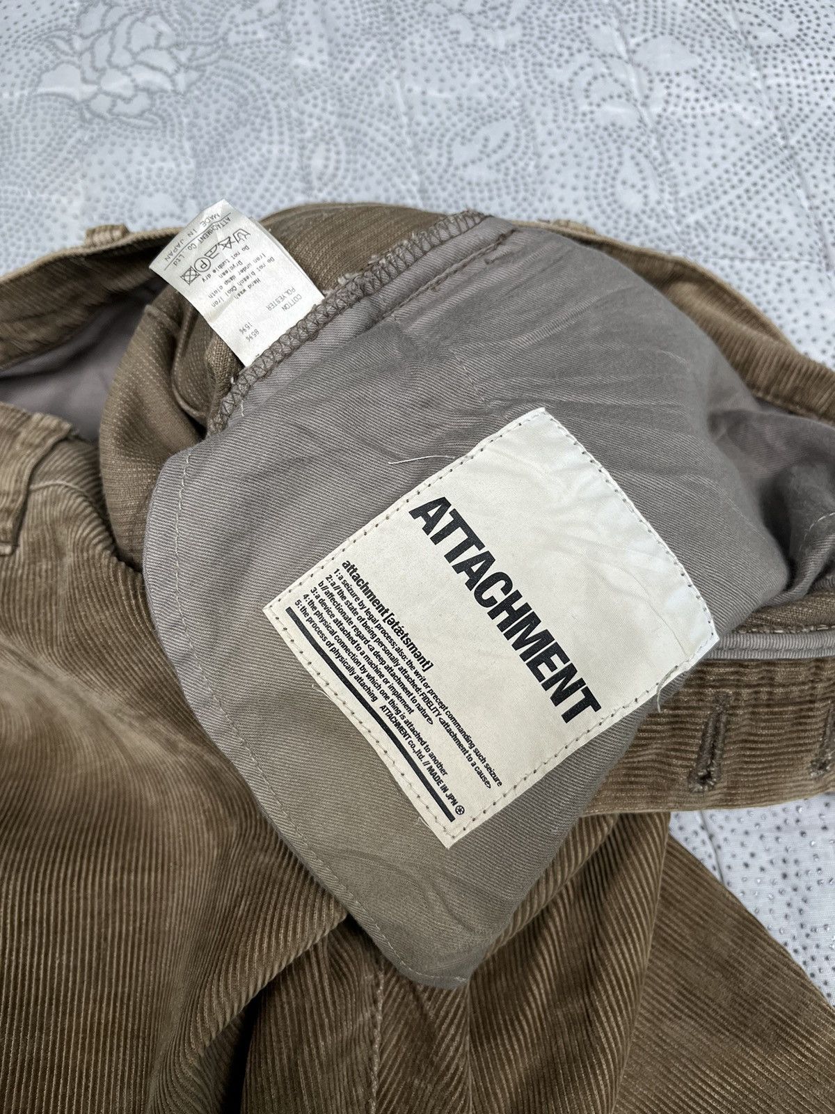 Attachment Kazuyuki Kumagai Attachment Curve Corduroy Bondage Pants Size US 30 / EU 46 - 8 Thumbnail