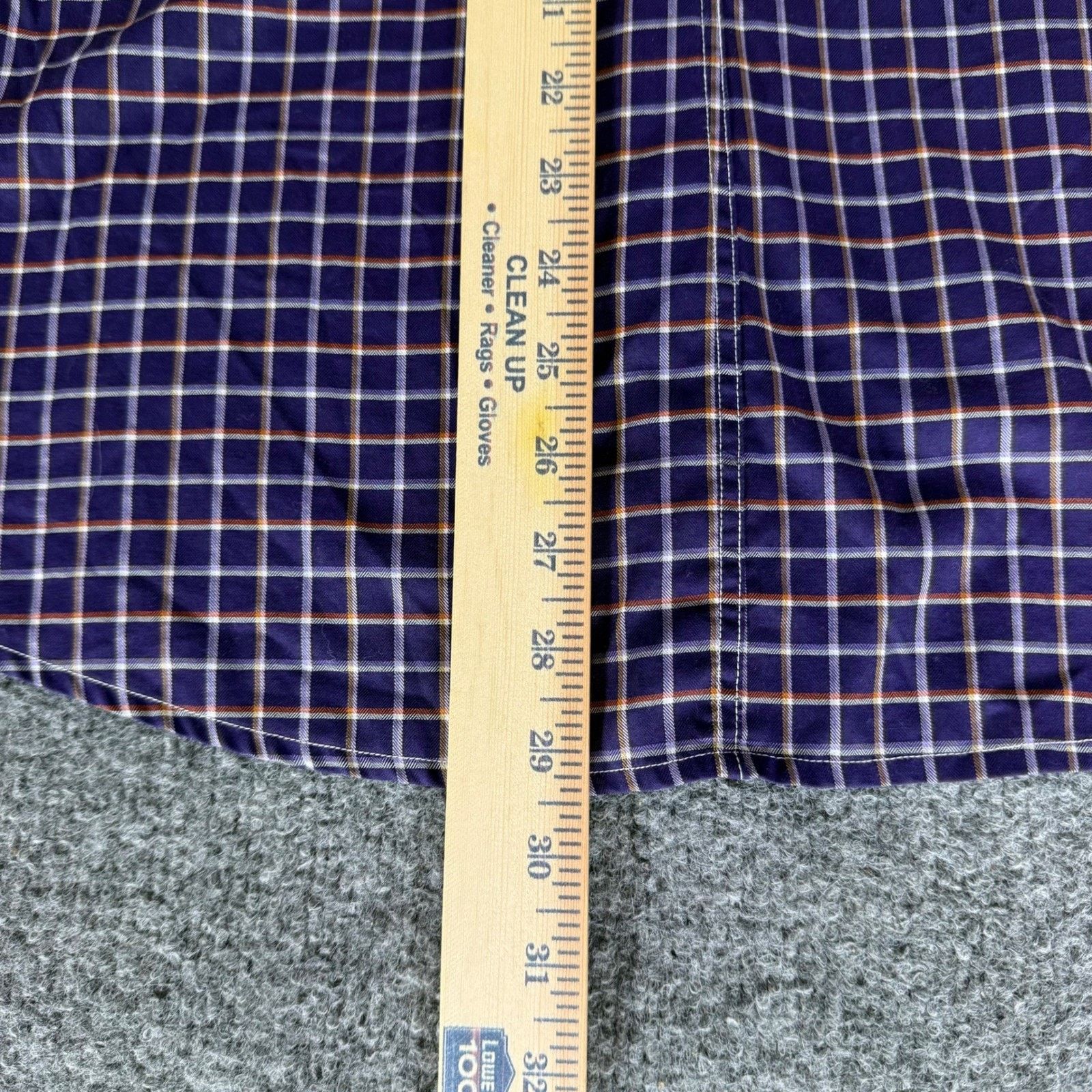 Frank & Eileen Frank & Eileen Paul Shirt Mens Large Purple Plaid Button Up Size US L / EU 52-54 / 3 - 6 Thumbnail