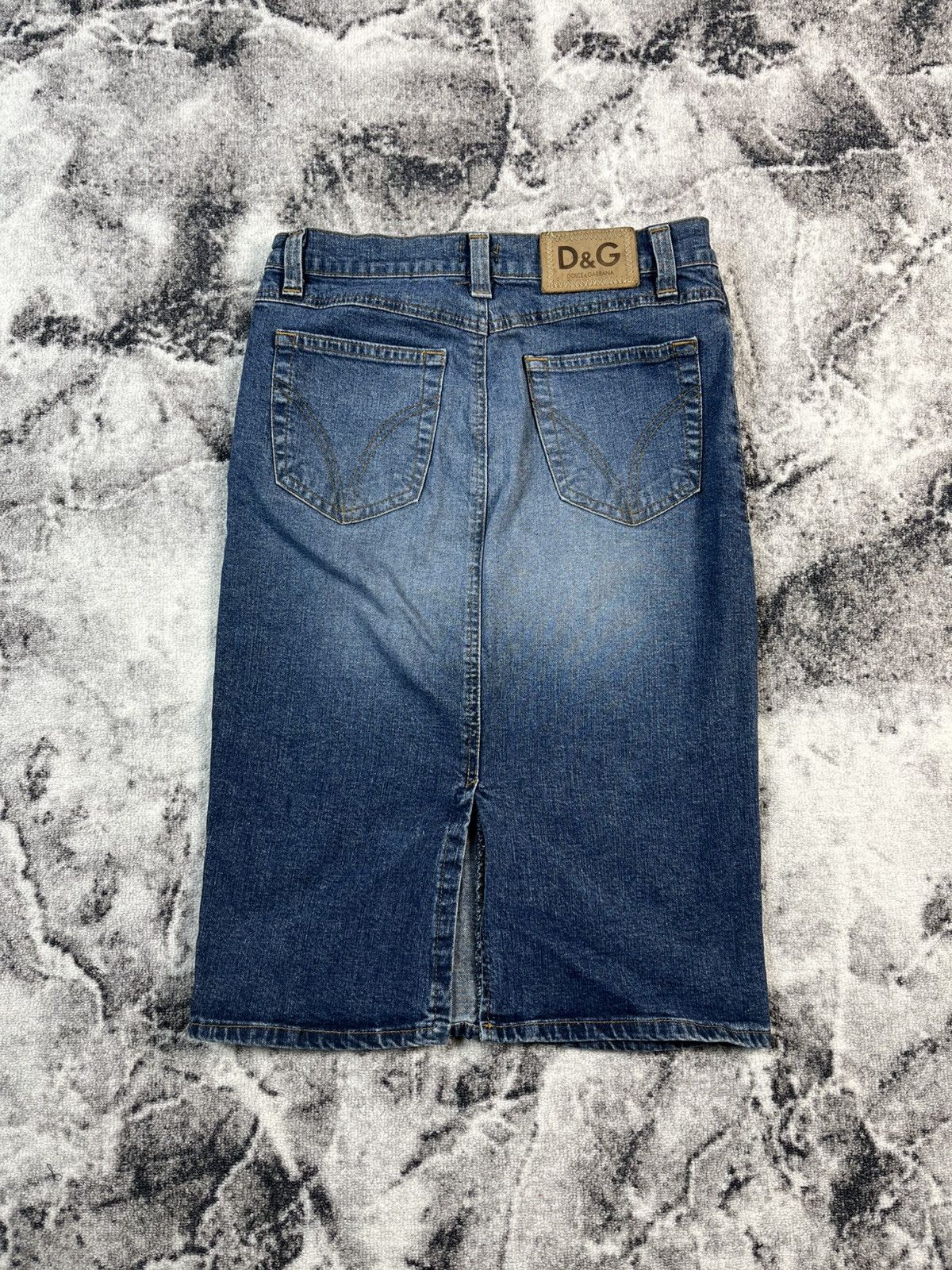 Dolce & Gabbana Dolce & Gabbana Denim Skirt Blue Vintage IT42 W28 Size 28" / US 6 / IT 42 - 1 Thumbnail