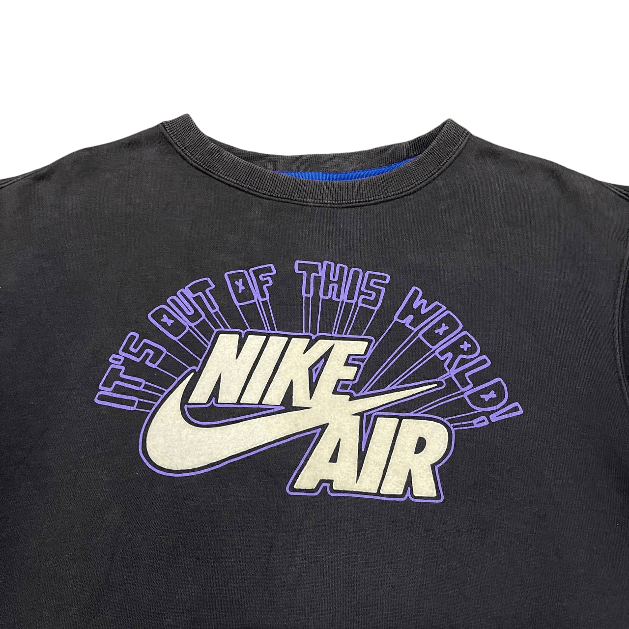 Nike Vintage Nike Air Big Logo Sweatshirt Crewneck Size L / US 10 / IT 46 - 2 Thumbnail