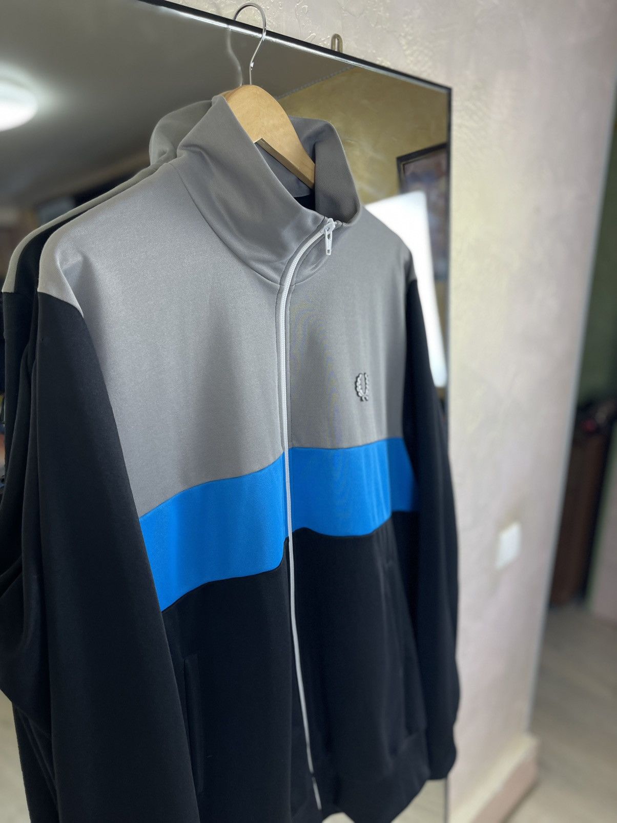 Fred Perry Fred Perry Color-Block Panelled Track Jacket in Portugal Size US XXL / EU 58 / 5 - 4 Thumbnail