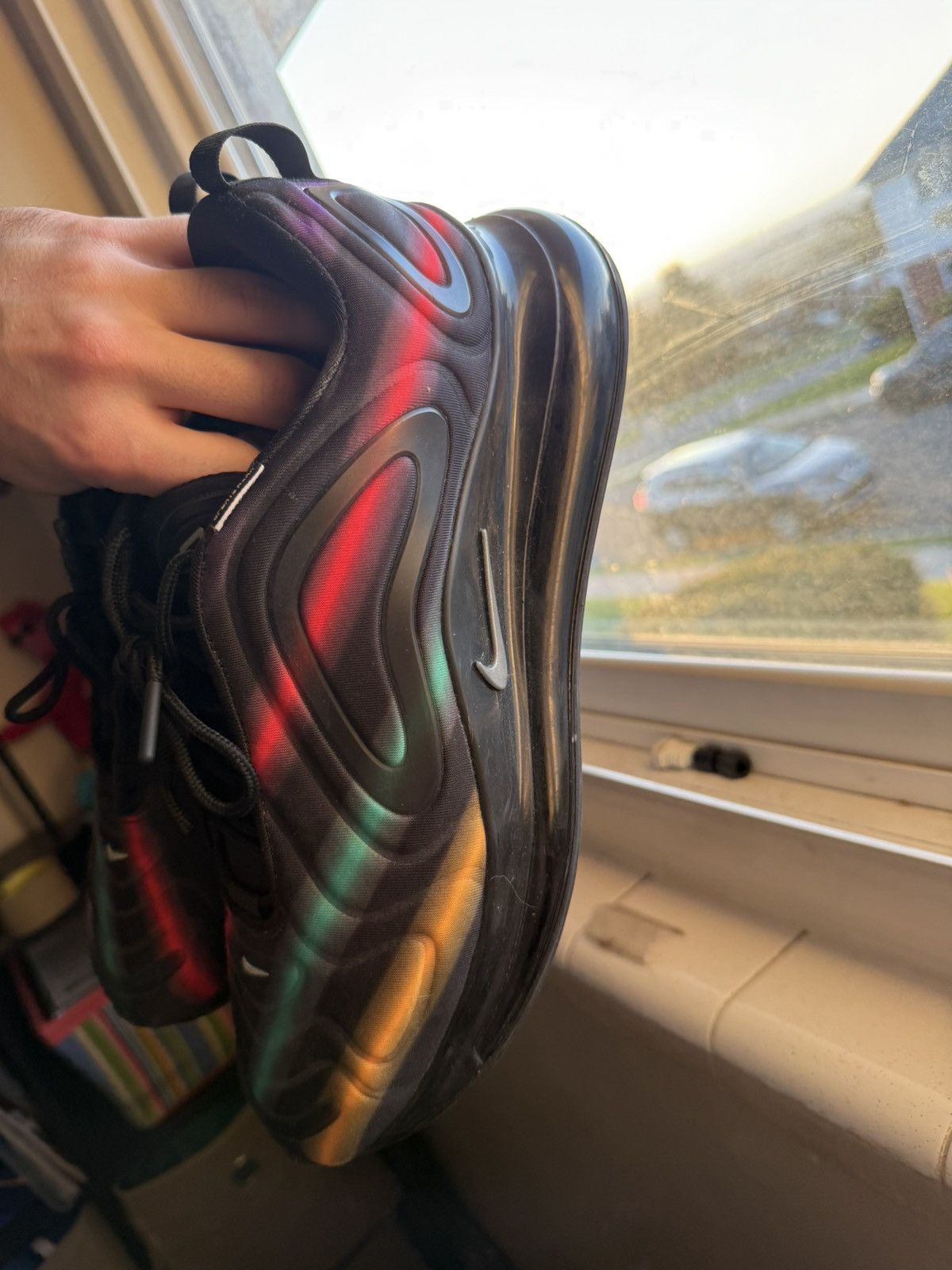 Nike Air max 720 black multi color men’s size 10.5 Size US 10.5 / EU 43-44 - 4 Thumbnail