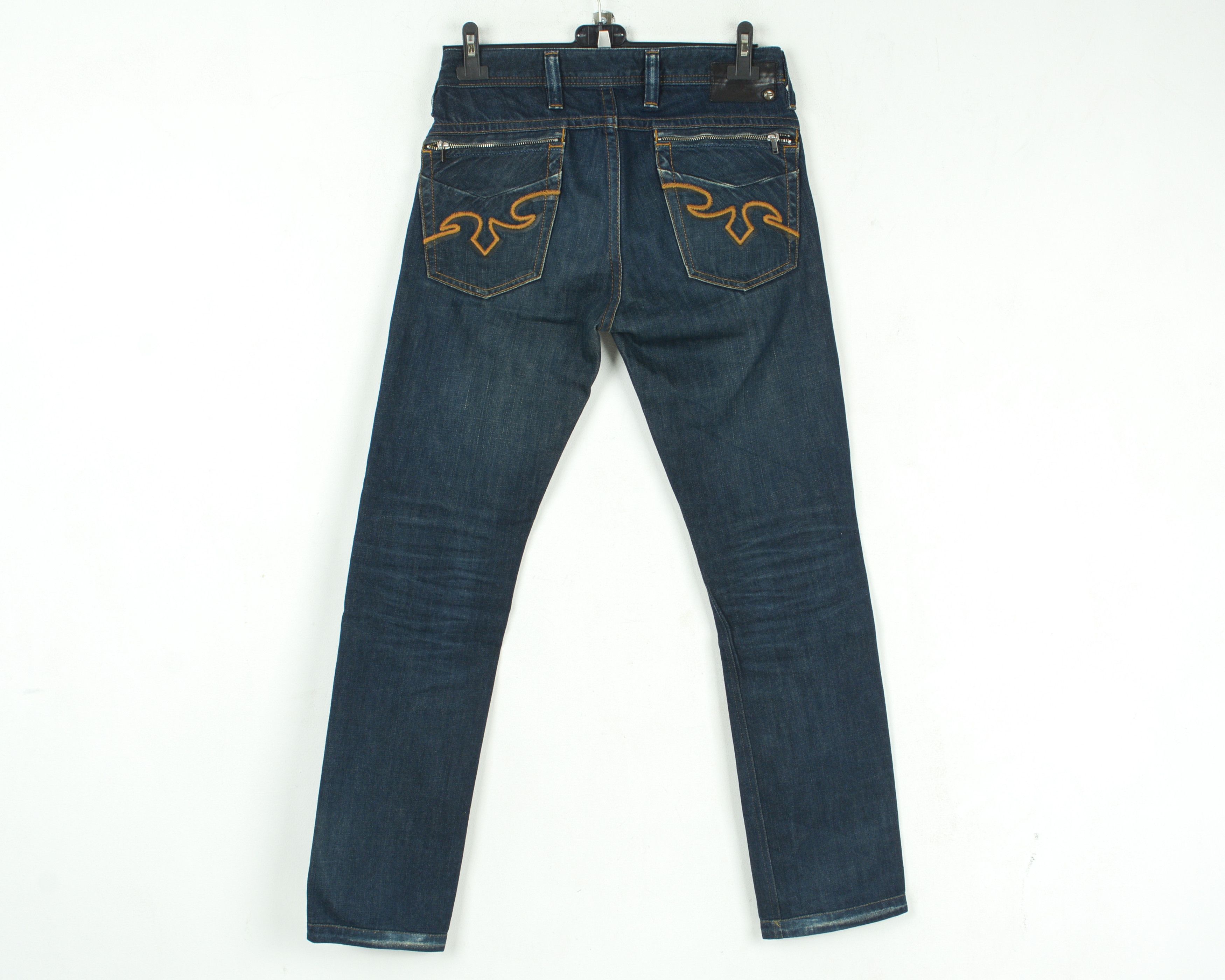 Diesel Rayan W30 L32 Regular Straight Jeans Denim Pants Embroidered Size US 30 / EU 46 - 4 Thumbnail