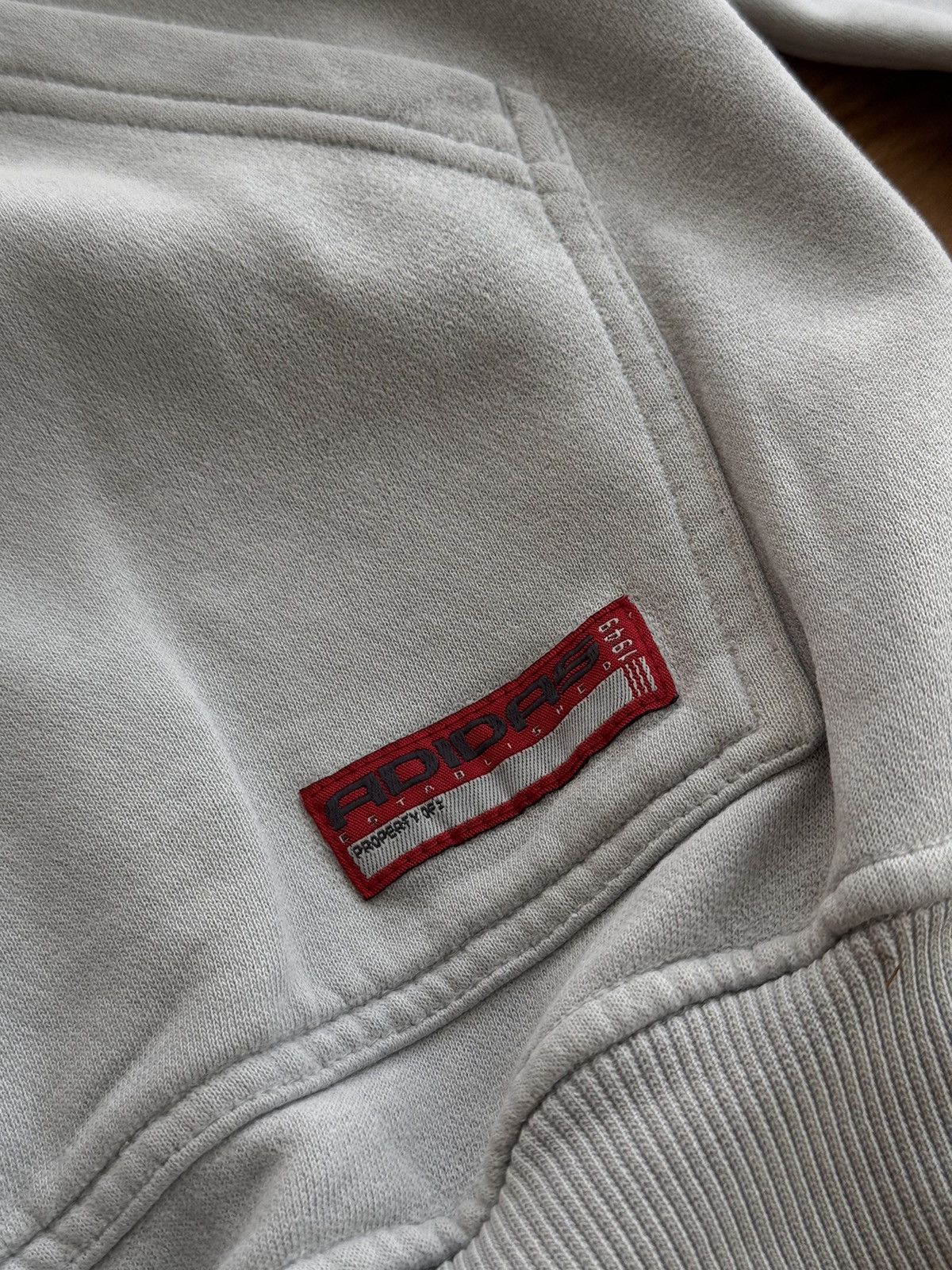 Vintage Vintage Adidas Big Logo Blue Streetwear SS02 Hoodie Size US XL / EU 56 / 4 - 8 Thumbnail