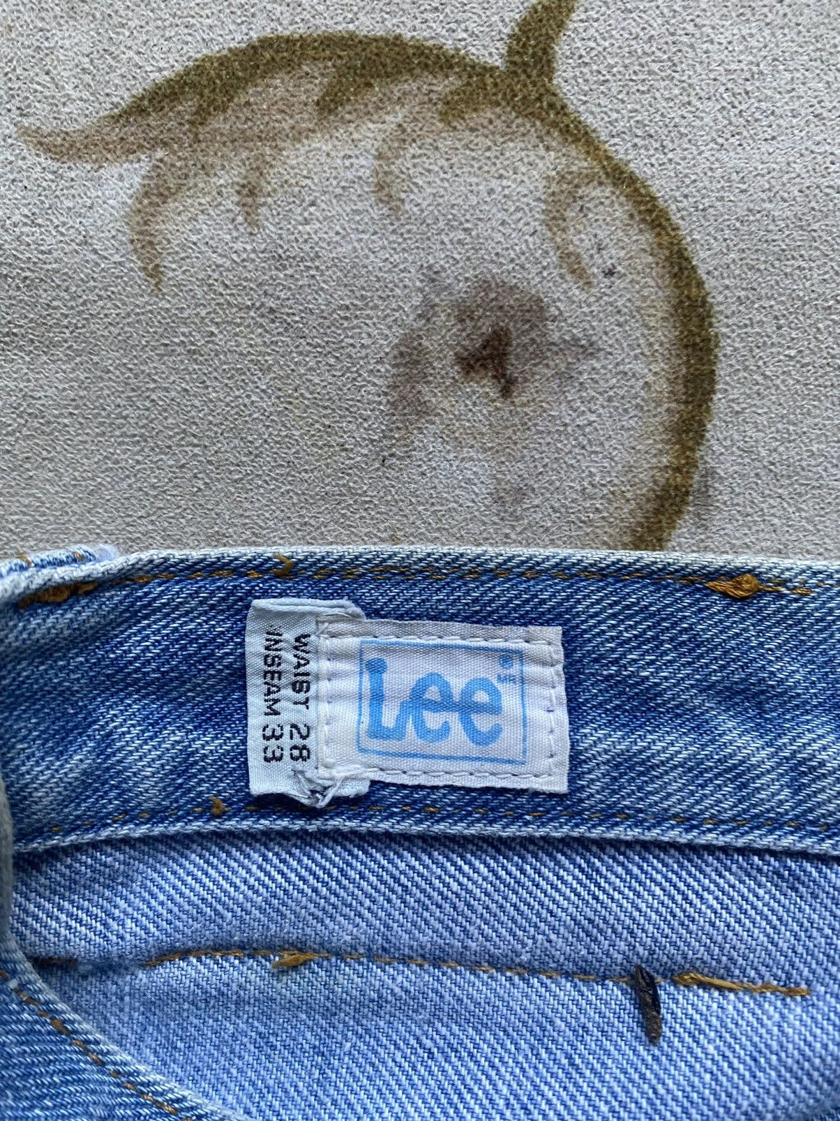 If Six Was Nine 🔥FLARE🔥Vintage Lee Riders Flare Distressed Denim Size US 27 - 17 Thumbnail
