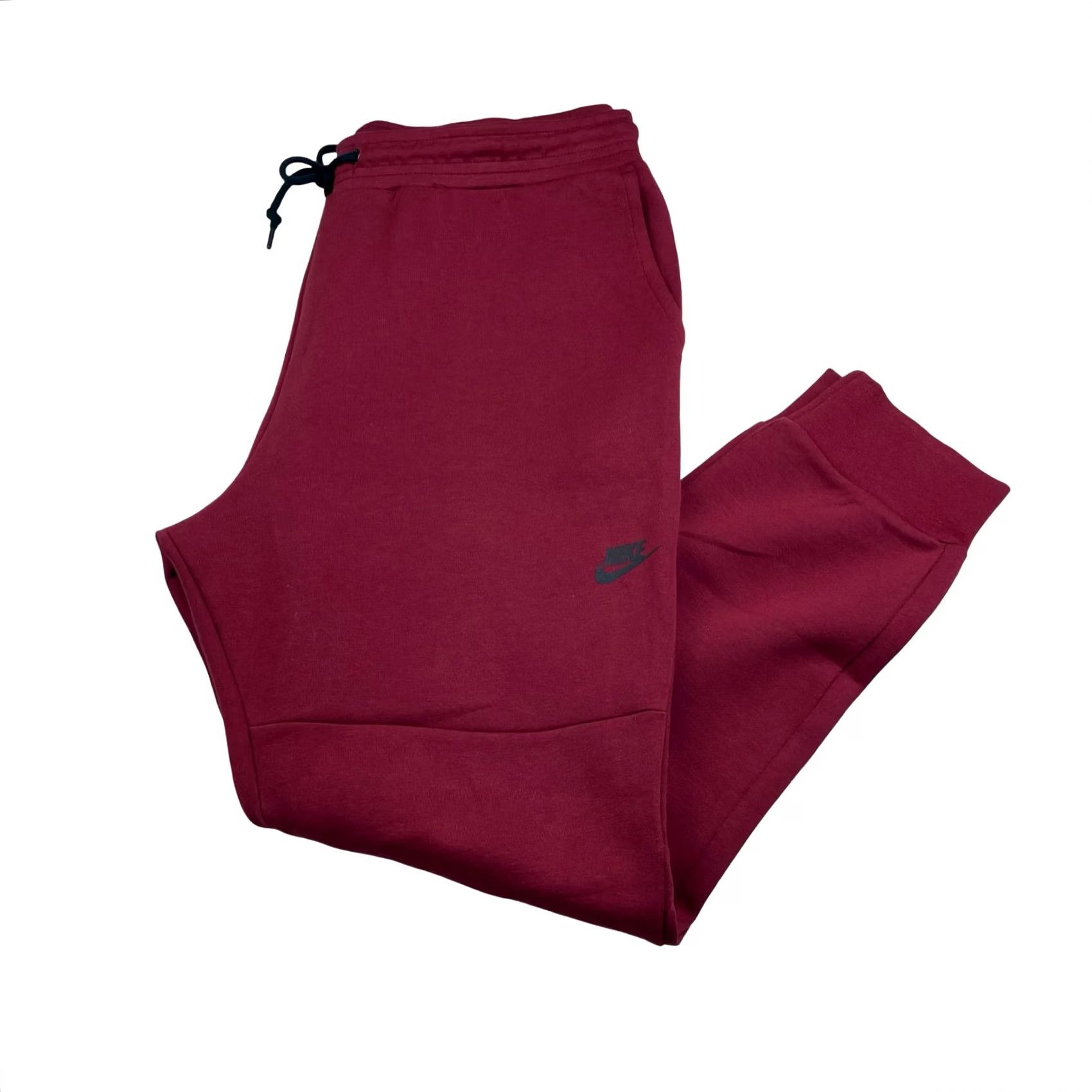 Nike Nike Men's Jogger Pants Red 2XL Drawstring Stretch Waist Tech Size US 39 - 2 Thumbnail