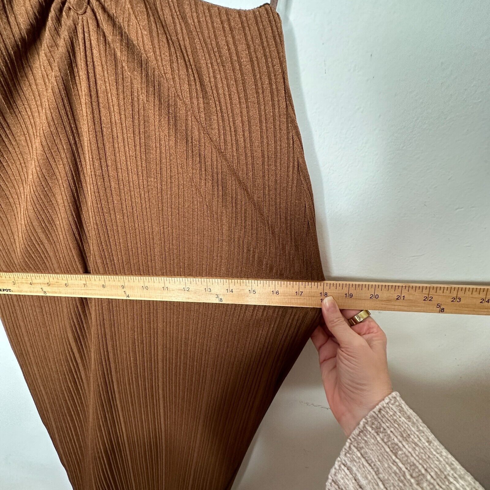Other Rumer The Label Brown Ribbed Oasis Bandeau Cut Outs Maxi S Size S / US 4 / IT 40 - 15 Thumbnail