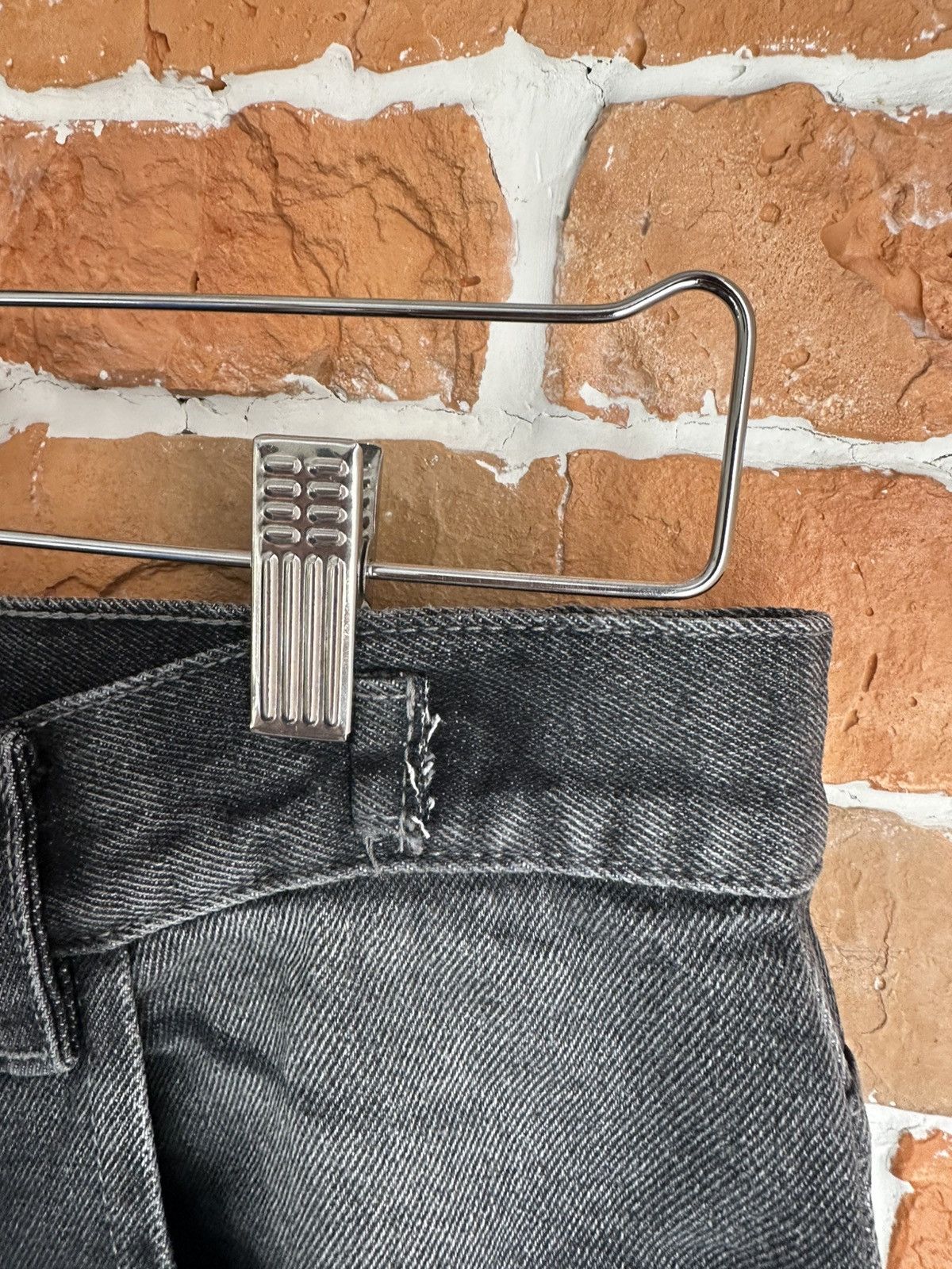 Japanese Brand Vicinity stone washed denim grey pants Size US 34 / EU 50 - 4 Thumbnail
