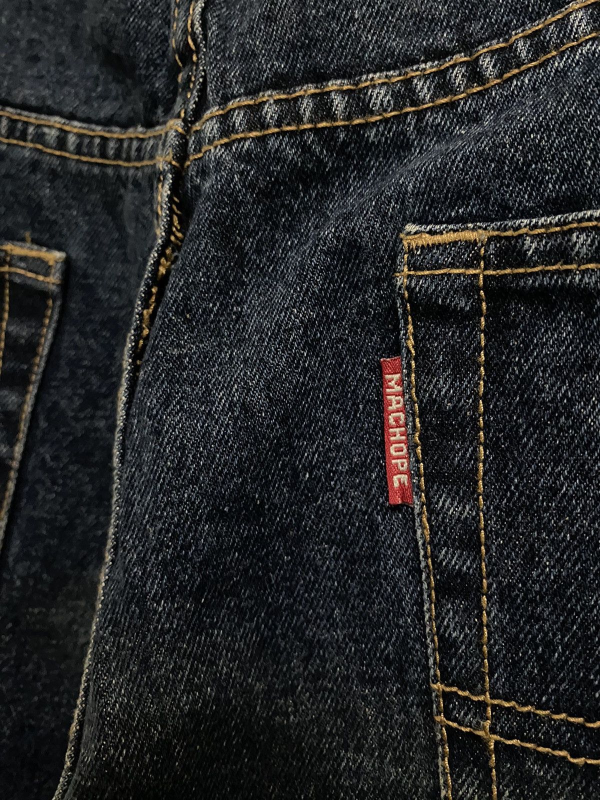 Japanese Brand Machope Blue Denim Baggy Jeans 36x33 Size US 36 / EU 52 - 12 Thumbnail