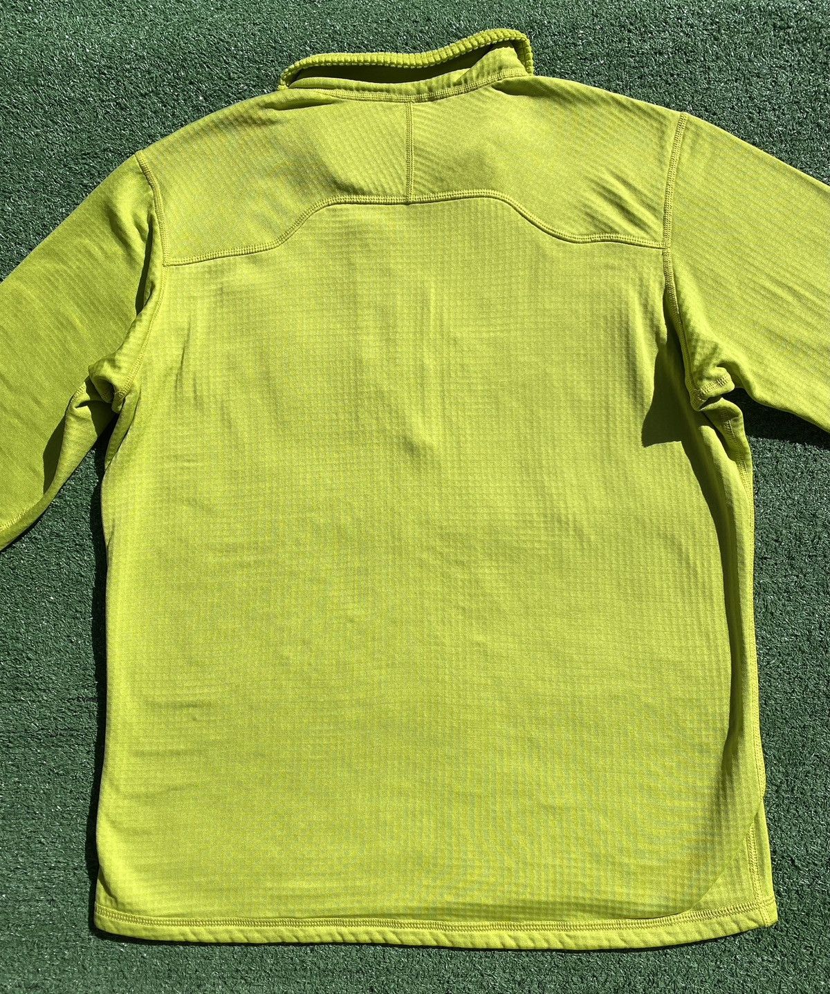 Patagonia Patagonia R1 Regulator Lime Green Waffle Grid Fleece Jacket Size US L / EU 52-54 / 3 - 9 Thumbnail