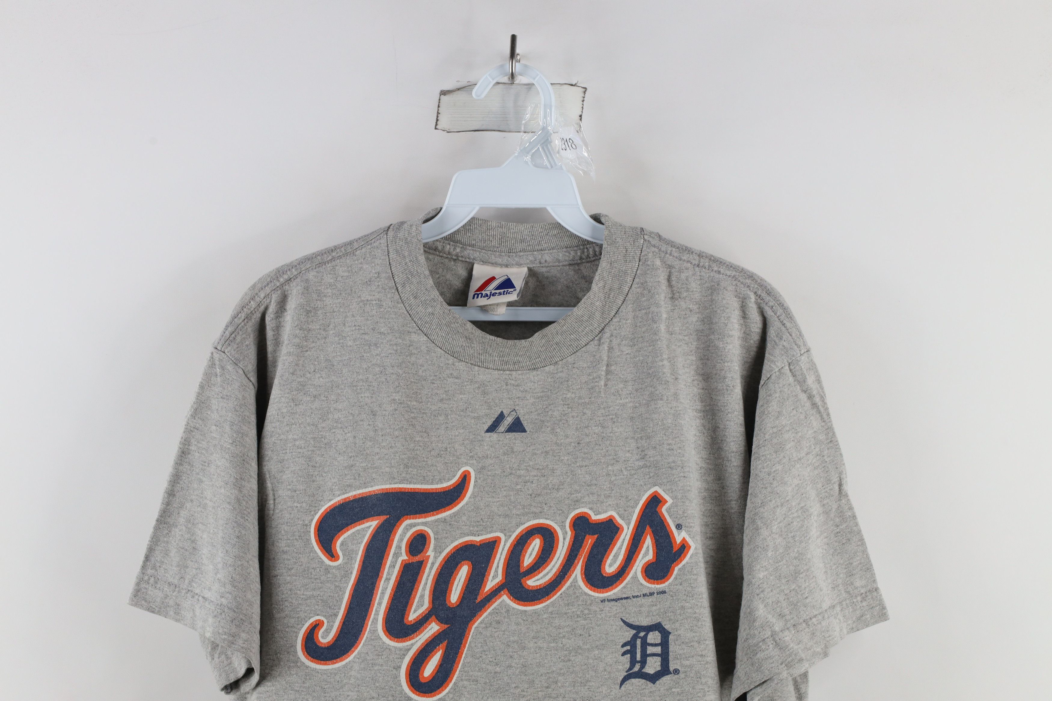 Majestic × Vintage Vintage Y2K 2008 Majestic Detroit Tigers Baseball T-Shirt Size US M / EU 48-50 / 2 - 2 Thumbnail