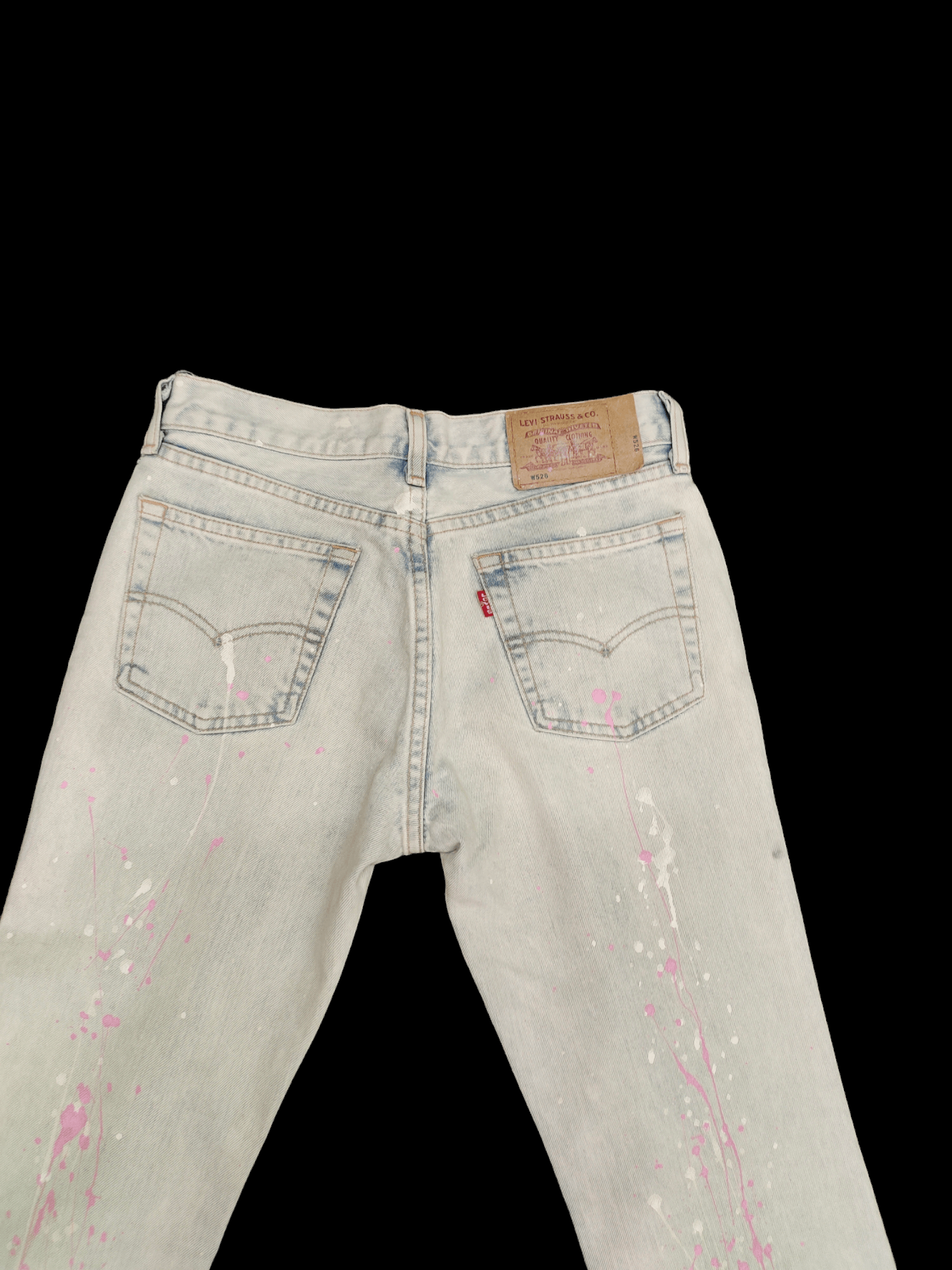 Hysteric Glamour Flare Jeans Levis Painted Low Rise Denim Jeans Boot Cut Size US 28 / EU 44 - 12 Thumbnail