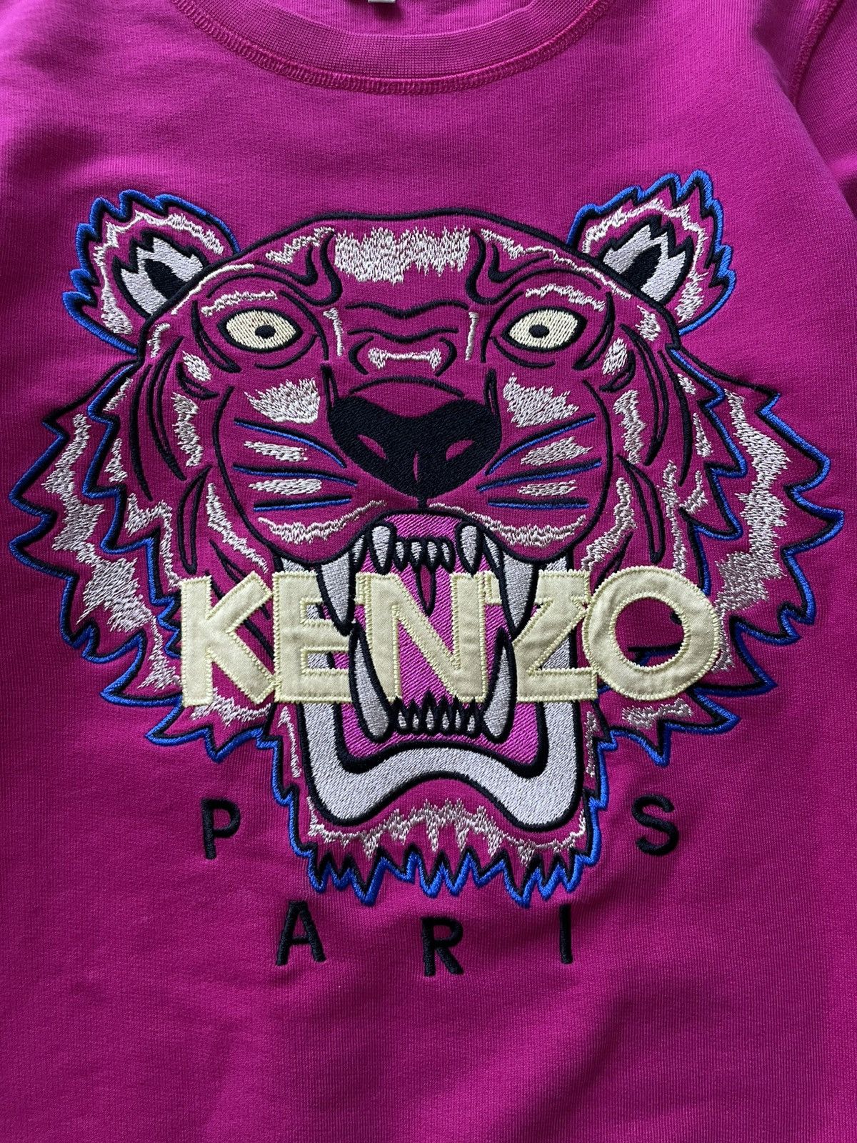 Kenzo Kenzo Tiger Pink Sweatshirt Big Logo Size S / US 4 / IT 40 - 3 Thumbnail