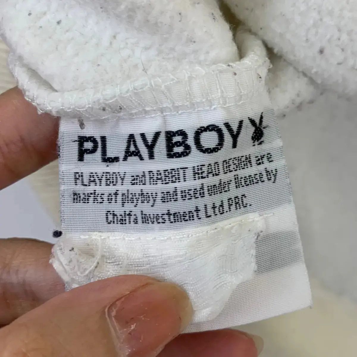Playboy Vintage PLAYBOY BUNNY Head Sleeve Logo Back Hit Size L / US 10 / IT 46 - 6 Thumbnail