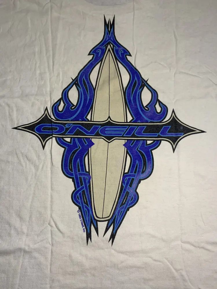 O'Neill Vintage 90s Oneill Croos logo surf tee Size US M / EU 48-50 / 2 - 2 Thumbnail