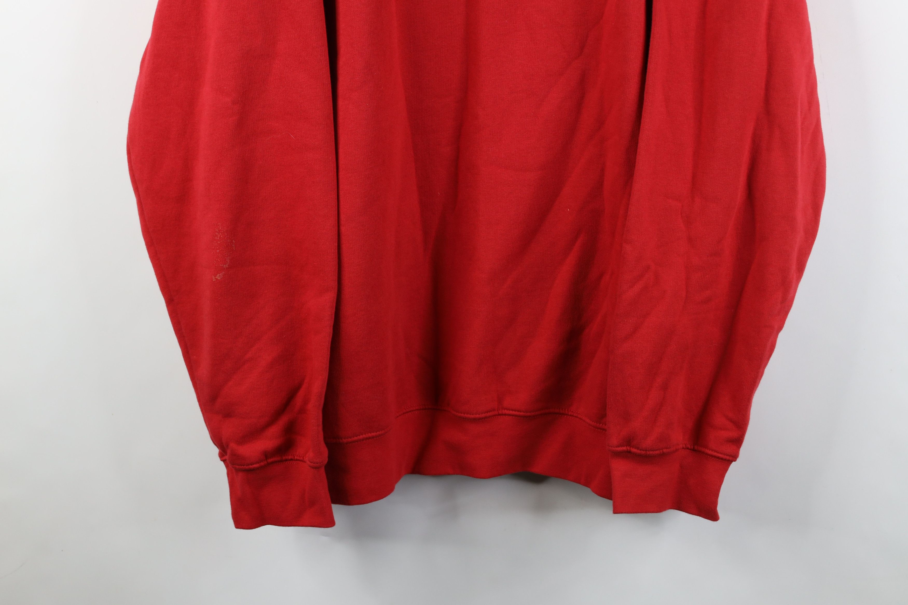 Nike Vintage Y2K Nike Scott Mini Swoosh Crewneck Sweatshirt Red Size US XXL / EU 58 / 5 - 3 Thumbnail