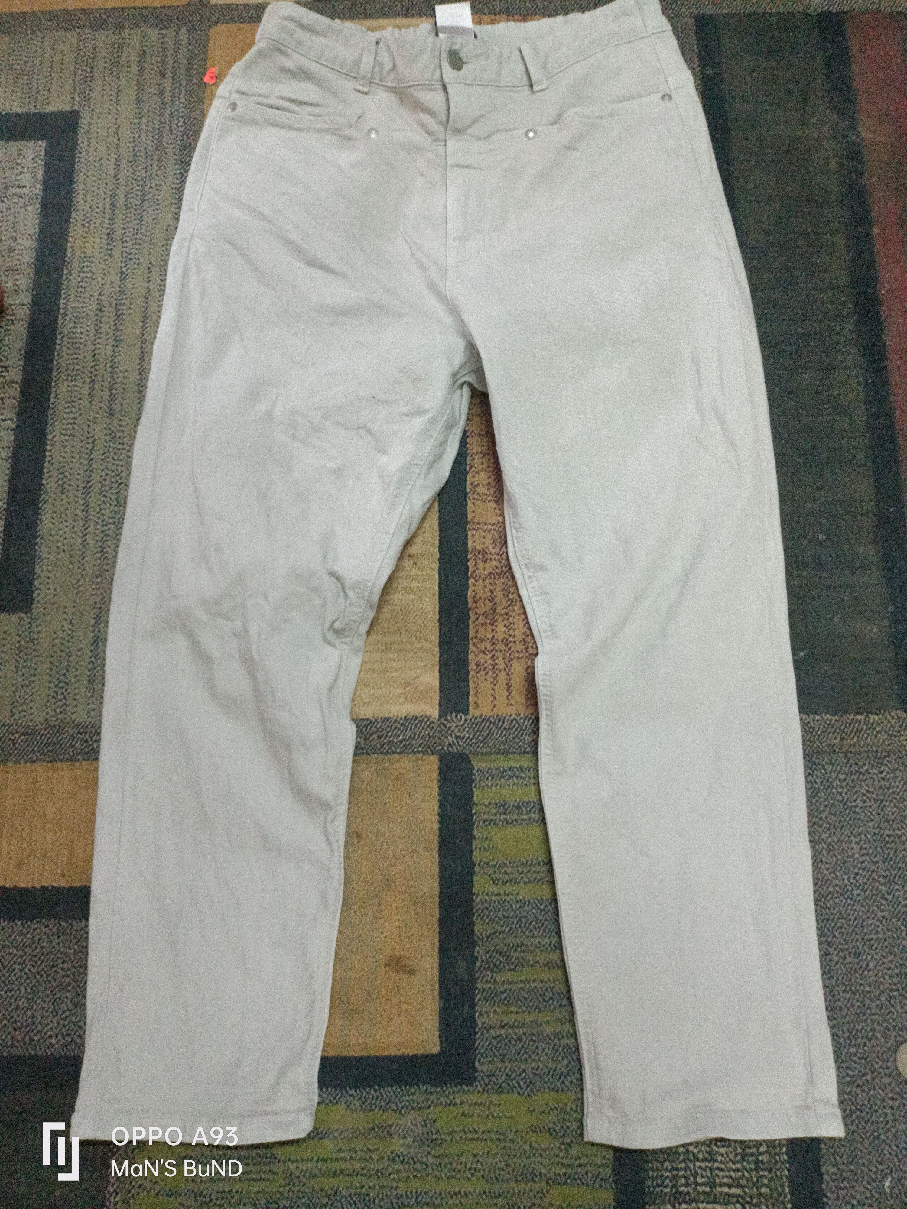 Issey Miyake × Japanese Brand PLANTATION ISSEY MIYAKE Women Cream Casual Trouser Size 32" / US 10 / IT 46 - 1 Thumbnail
