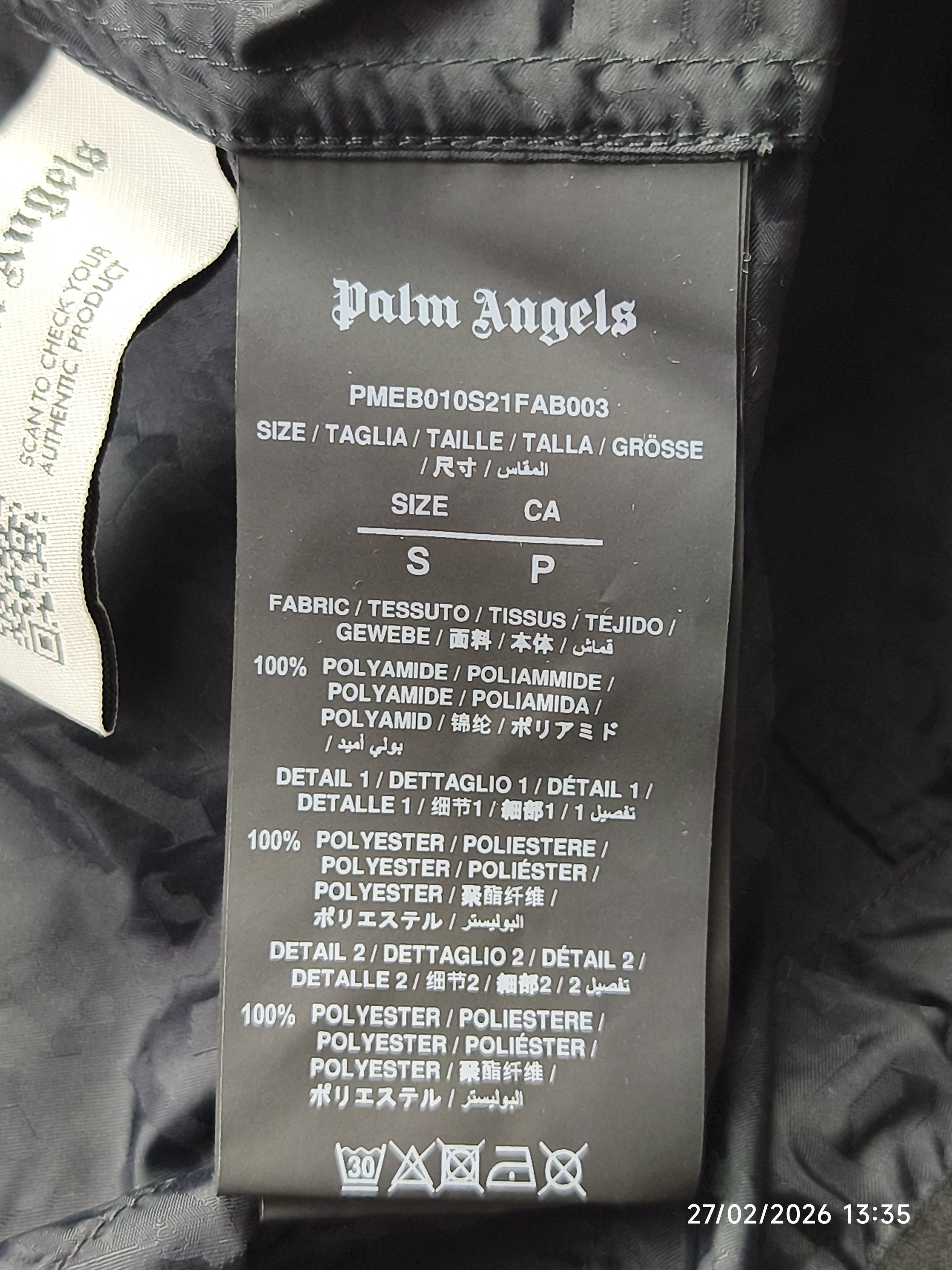 Palm Angels Palm angels monogram mountain park windbreaker jacket Size US S / EU 44-46 / 1 - 13 Thumbnail