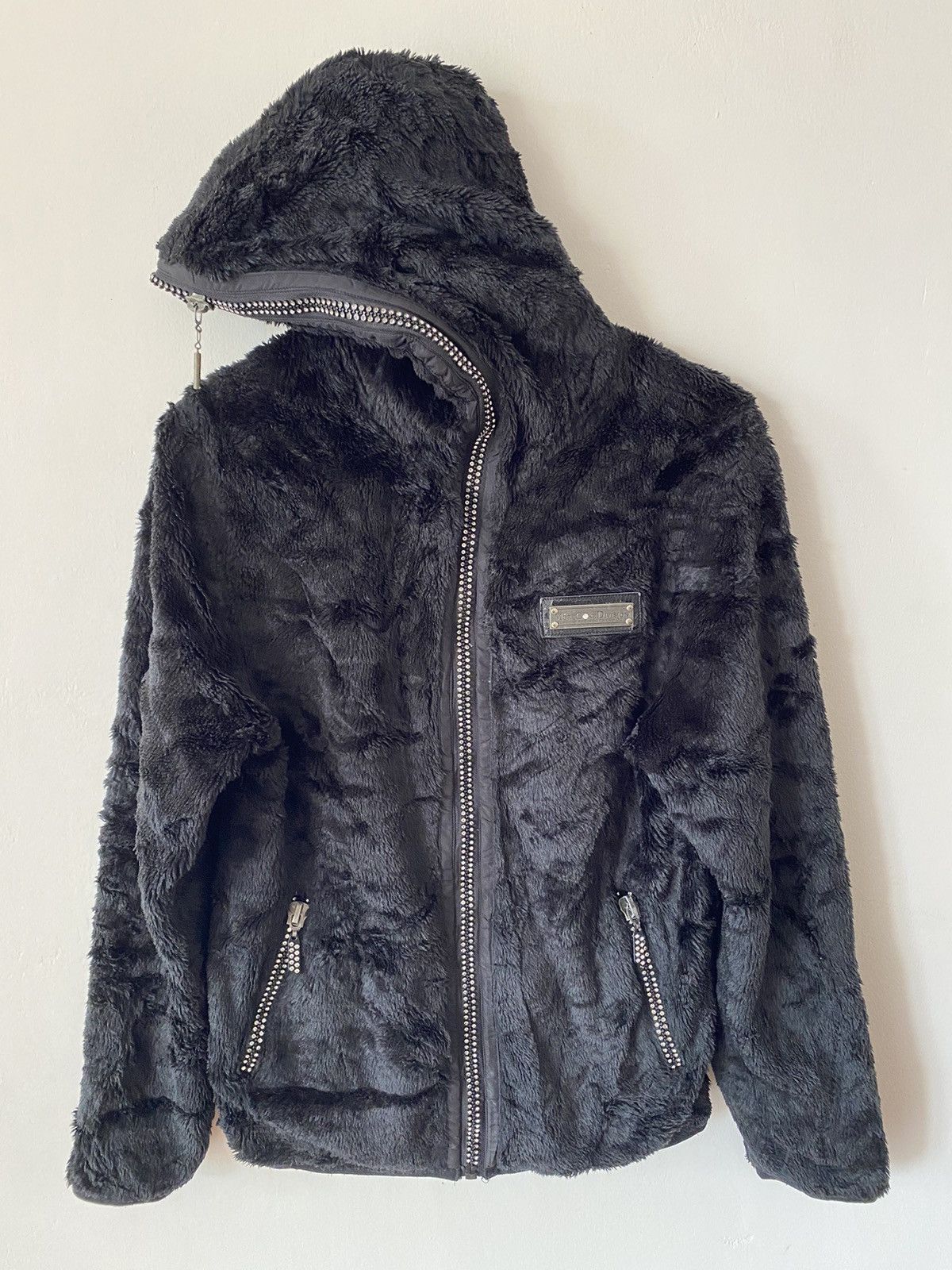 Hysteric Glamour MCD More Core Division Zip Y2k Fur Hoodie i6w9 LGB style Size US M / EU 48-50 / 2 - 12 Thumbnail