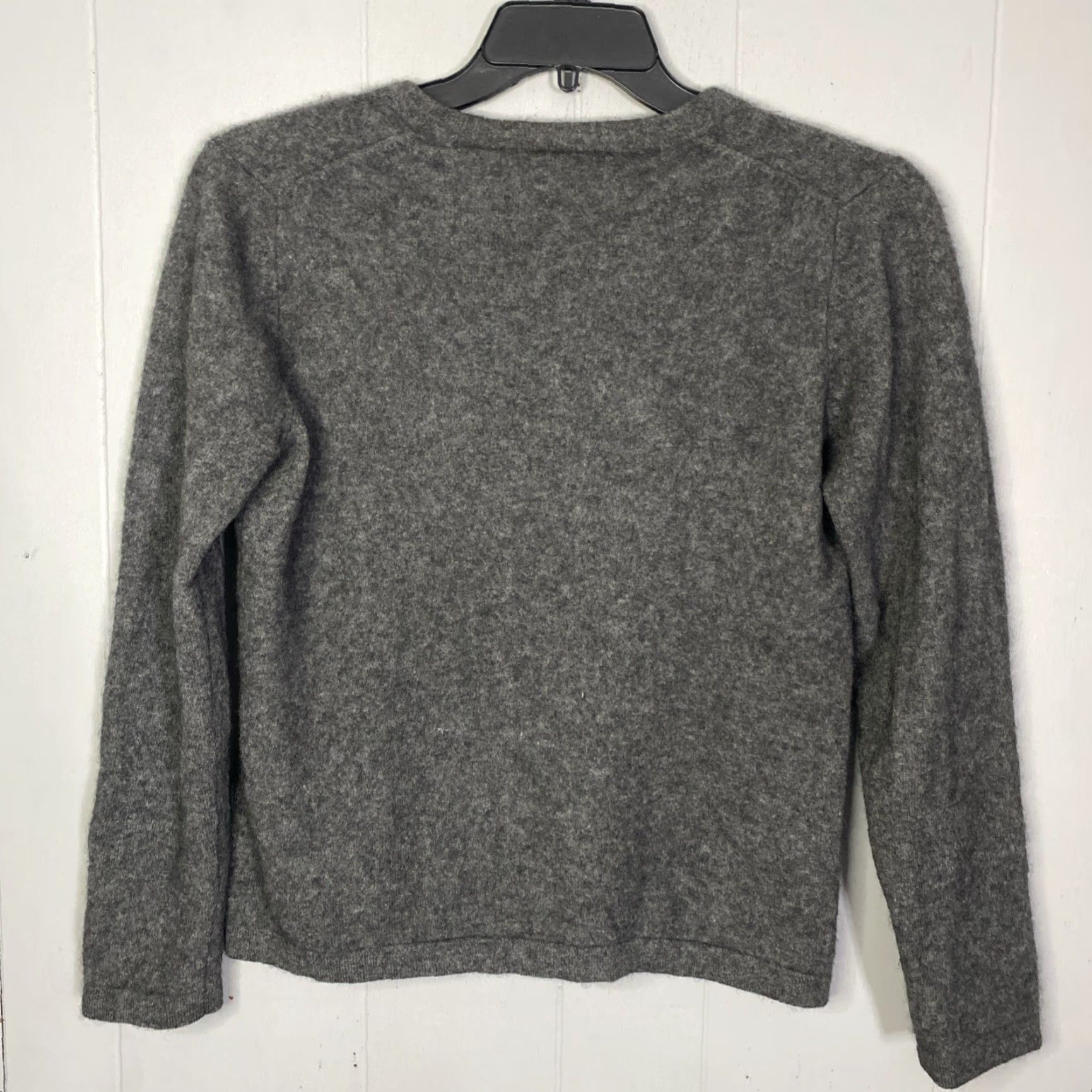 Vintage VINTAGE Preswick & Moore 100% Cashmere Sweater Womens L Gray Crew Neck Long Sleeve Pullover Knit Lightweight Size L / US 10 / IT 46 - 5 Thumbnail