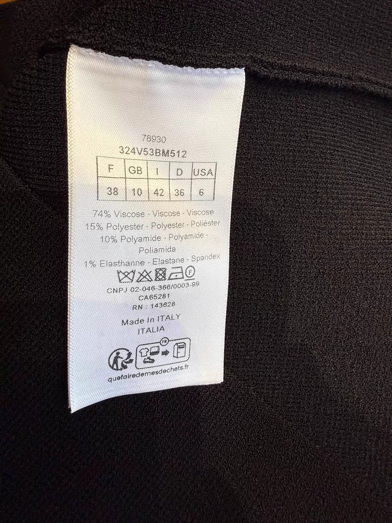 Dior Dior Black five-pointed star button knitted jacket Size XS / US 0-2 / IT 36-38 - 7 Thumbnail