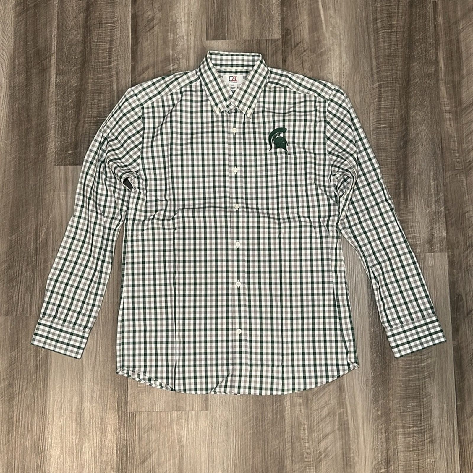 Cutter & Buck Michigan State Spartans Cutter & Buck Long Sleeve - Small Size US S / EU 44-46 / 1 - 2 Thumbnail