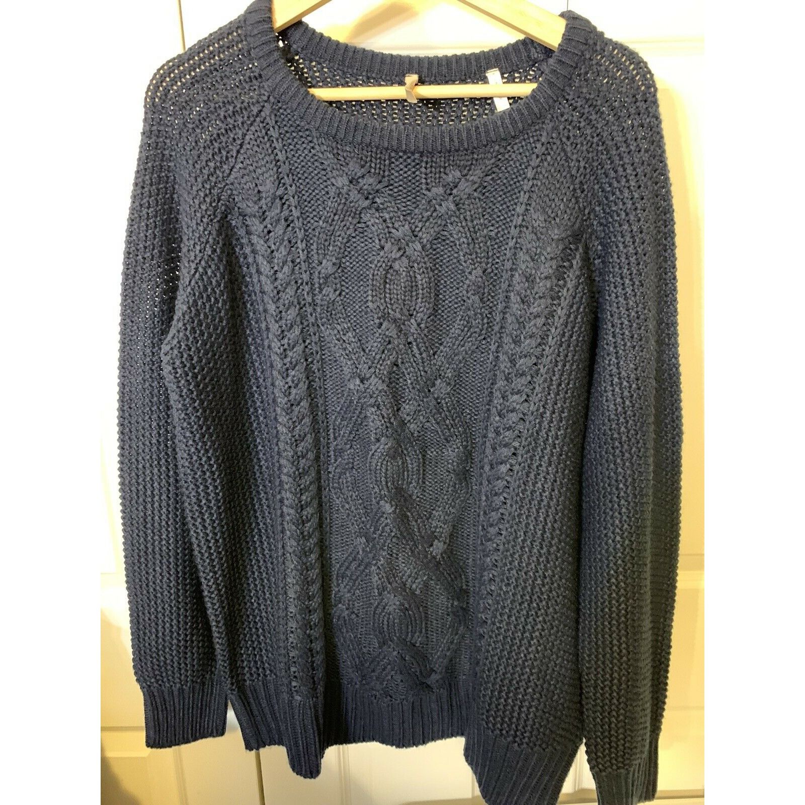 Other Anthology Blue Women's Sz 16-18 Pullover Sweater Cable Size XXL / US 16-18 / IT 52-54 - 1 Thumbnail