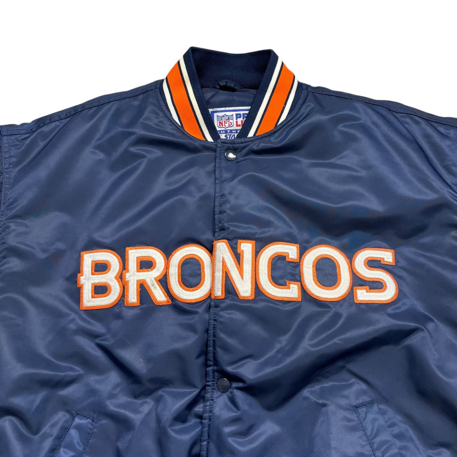 NFL RARE VTG NFL DENVER BRONCOS STARTER SATIN BOMBER JACKET L Size US L / EU 52-54 / 3 - 4 Thumbnail
