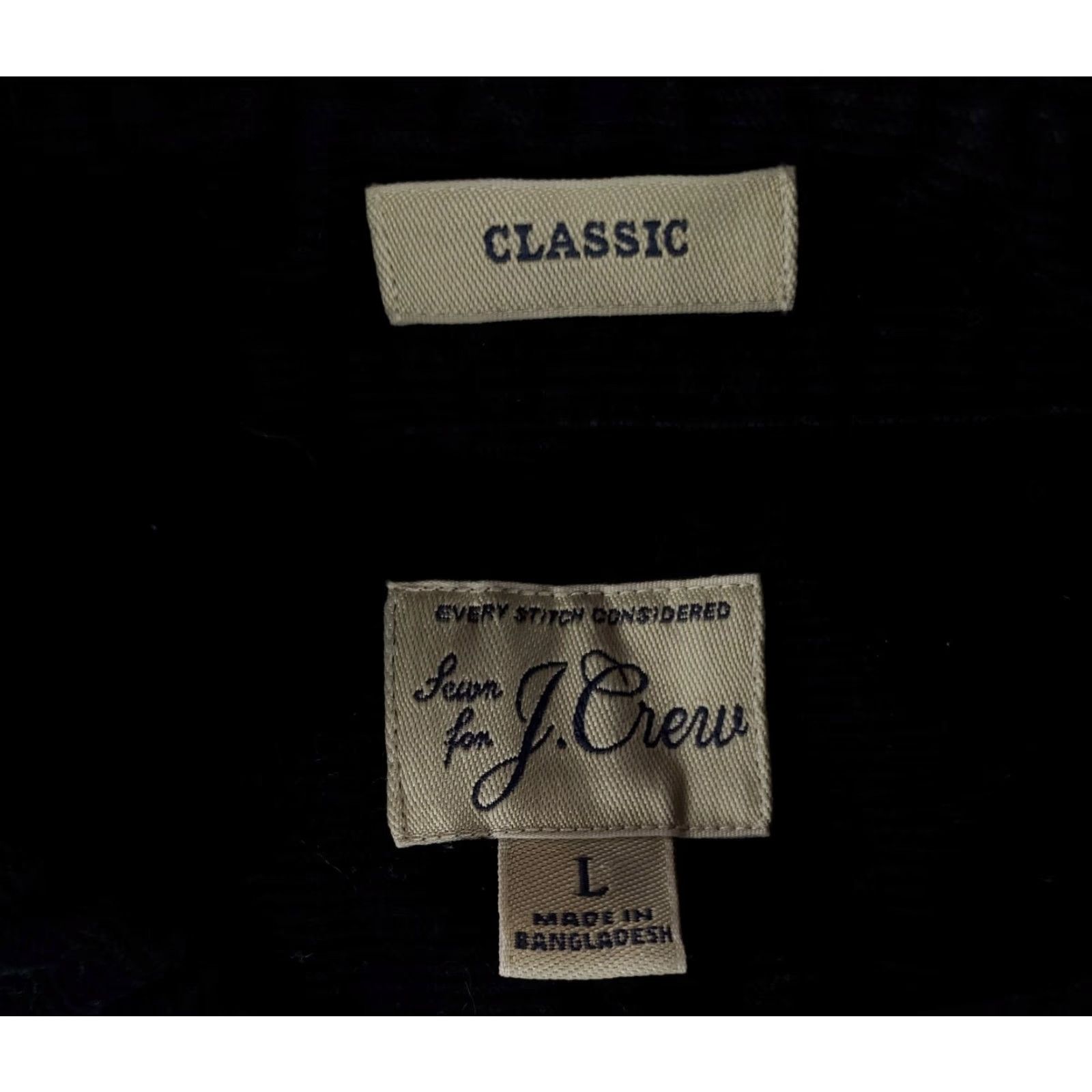 J.Crew J.CREW Shirt Corduroy Button-Up Blue Long Sleeve Mens L Size US L / EU 52-54 / 3 - 5 Thumbnail