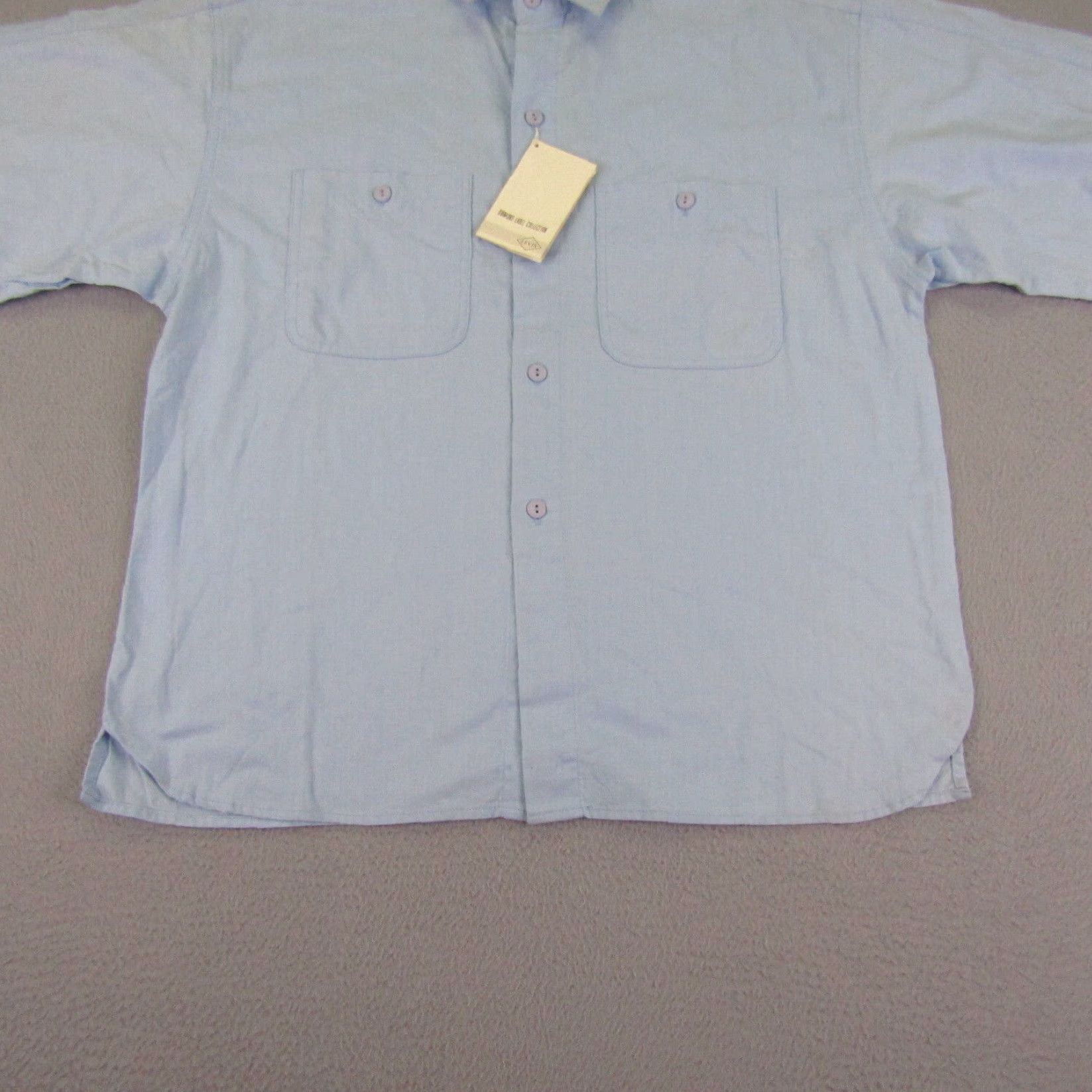 Levi's VINTAGE Levi's Shirt Mens M Blue Diamond Label Button-Up Camp Casual Cotton Size US M / EU 48-50 / 2 - 5 Thumbnail